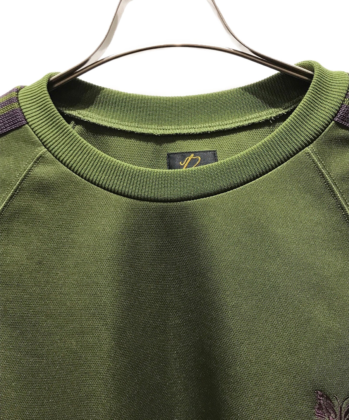 [Pre-owned] Needles TRACK CREW NECK SHIRT 0T227 0T227