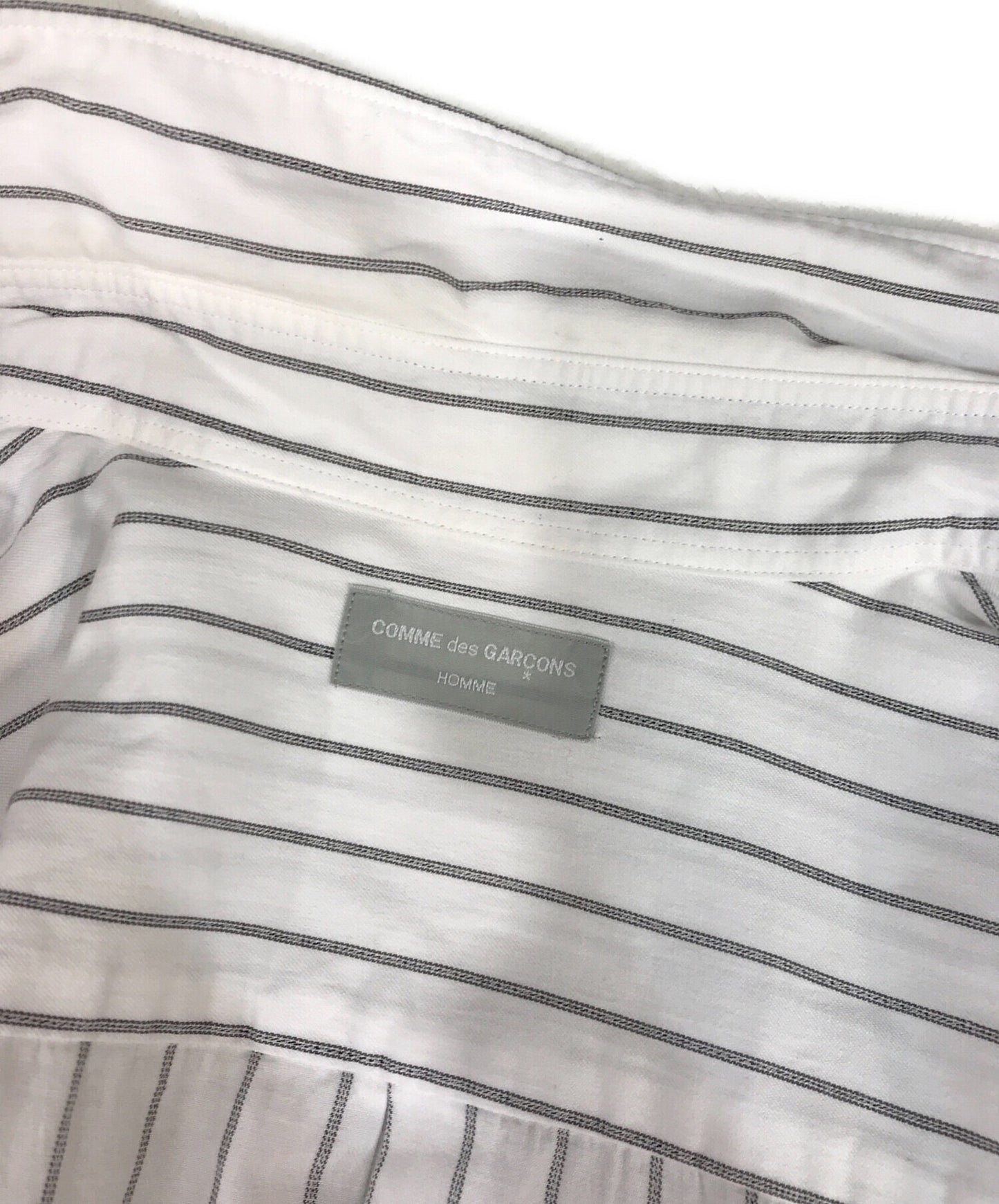 [Pre-owned] COMME des GARCONS HOMME Switched Stripe Shirt Archive