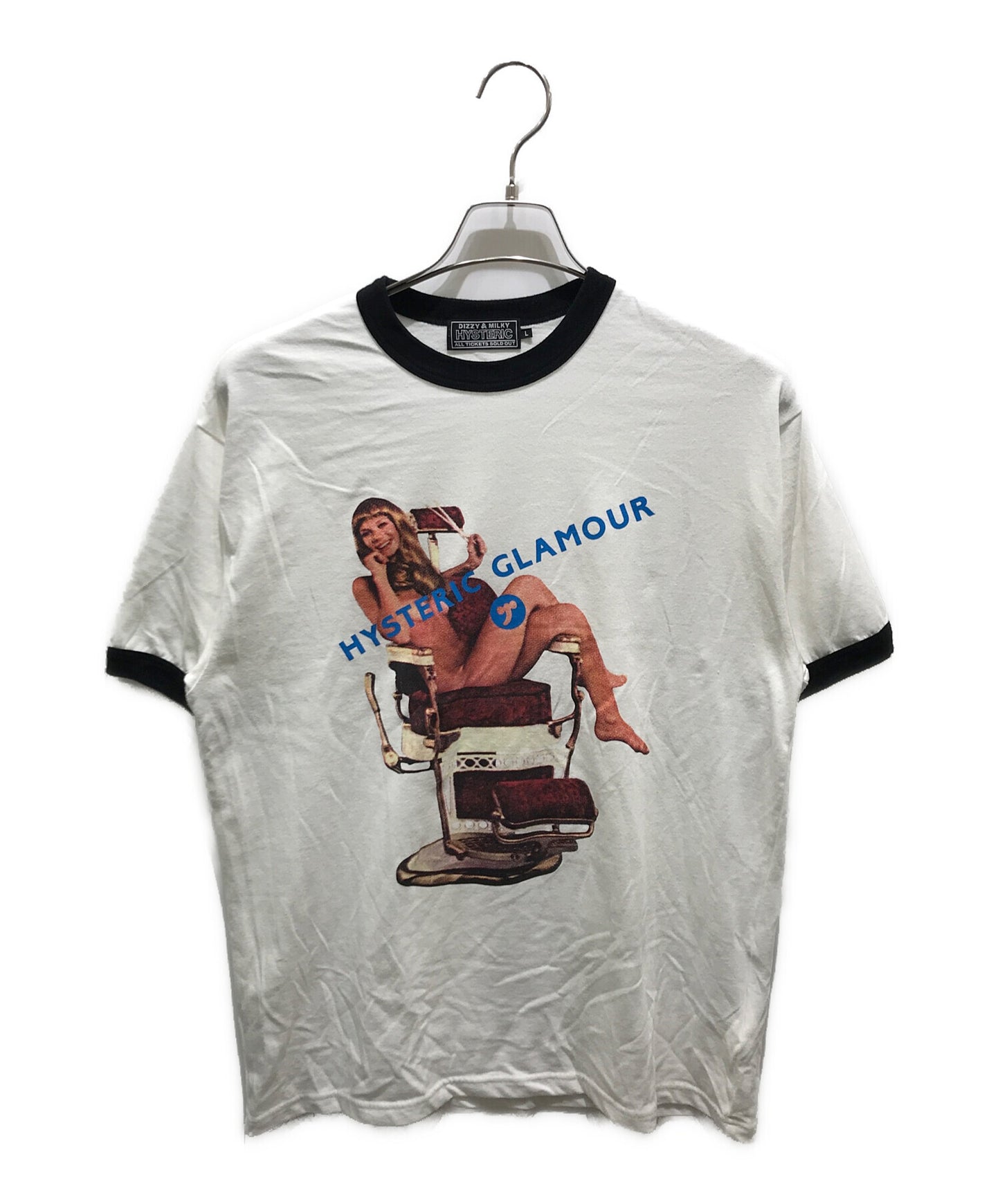 [Pre-owned] Hysteric Glamour HYSTERIC HAIR CUT T-shirt 02241CT17 02241CT17