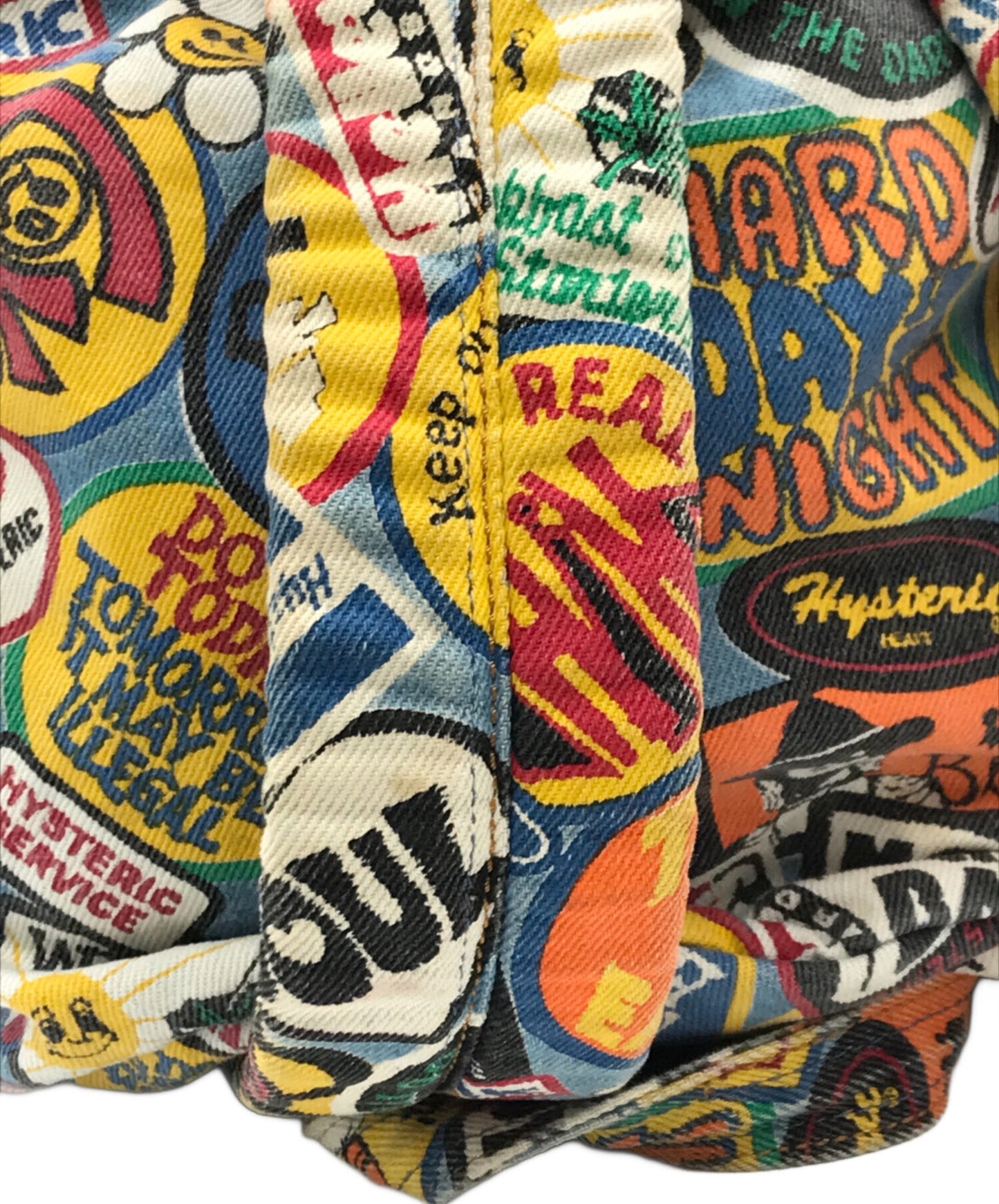 [Pre-owned] Hysteric Glamour Canvas backpack with all over pattern 2Qb-5380 2Qb-5380