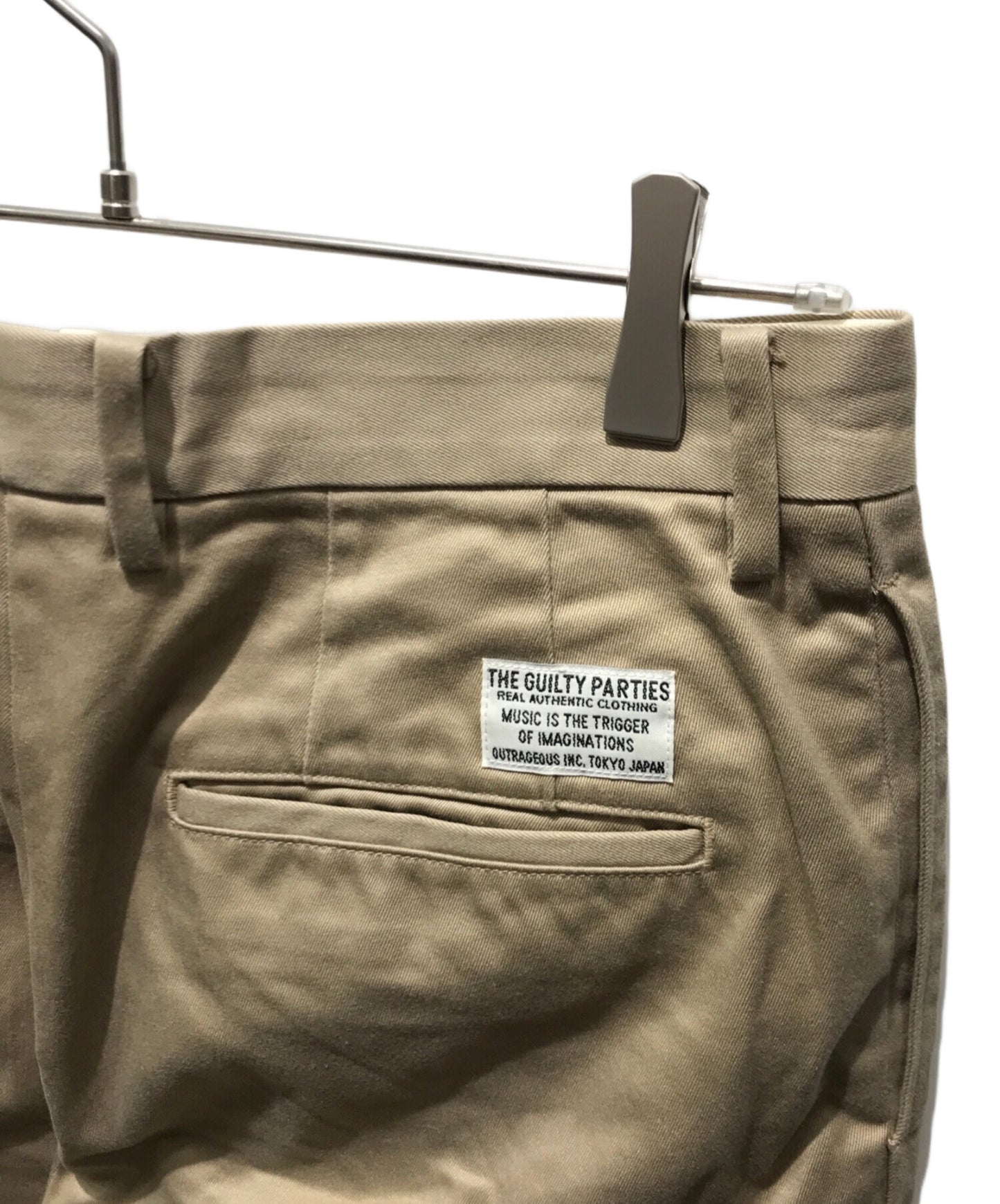 [Pre-owned] WACKO MARIA DOUBLE PLEATED CHINO