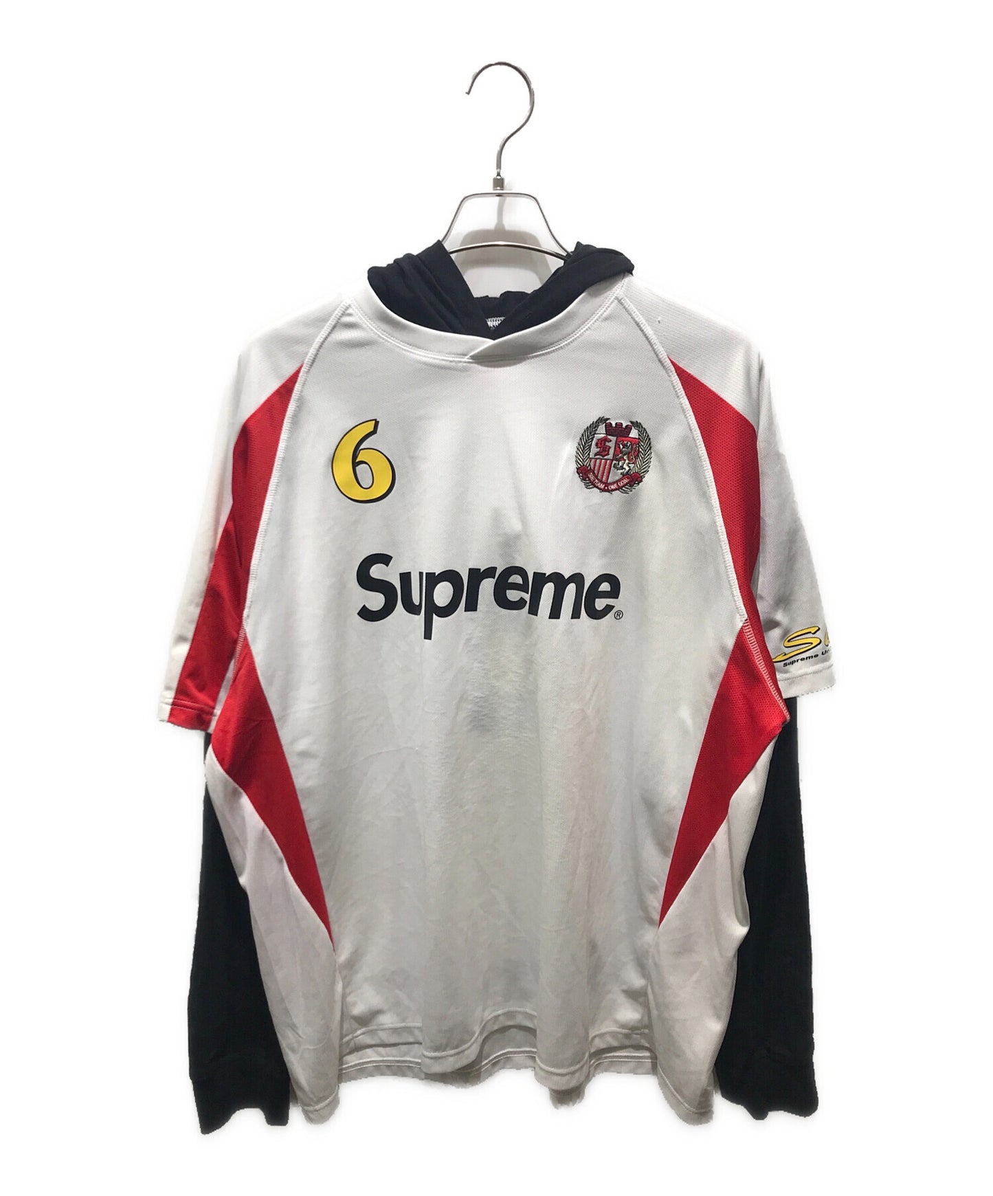 [Pre-owned] SUPREME Hooded Soccer Jersey 23AW
