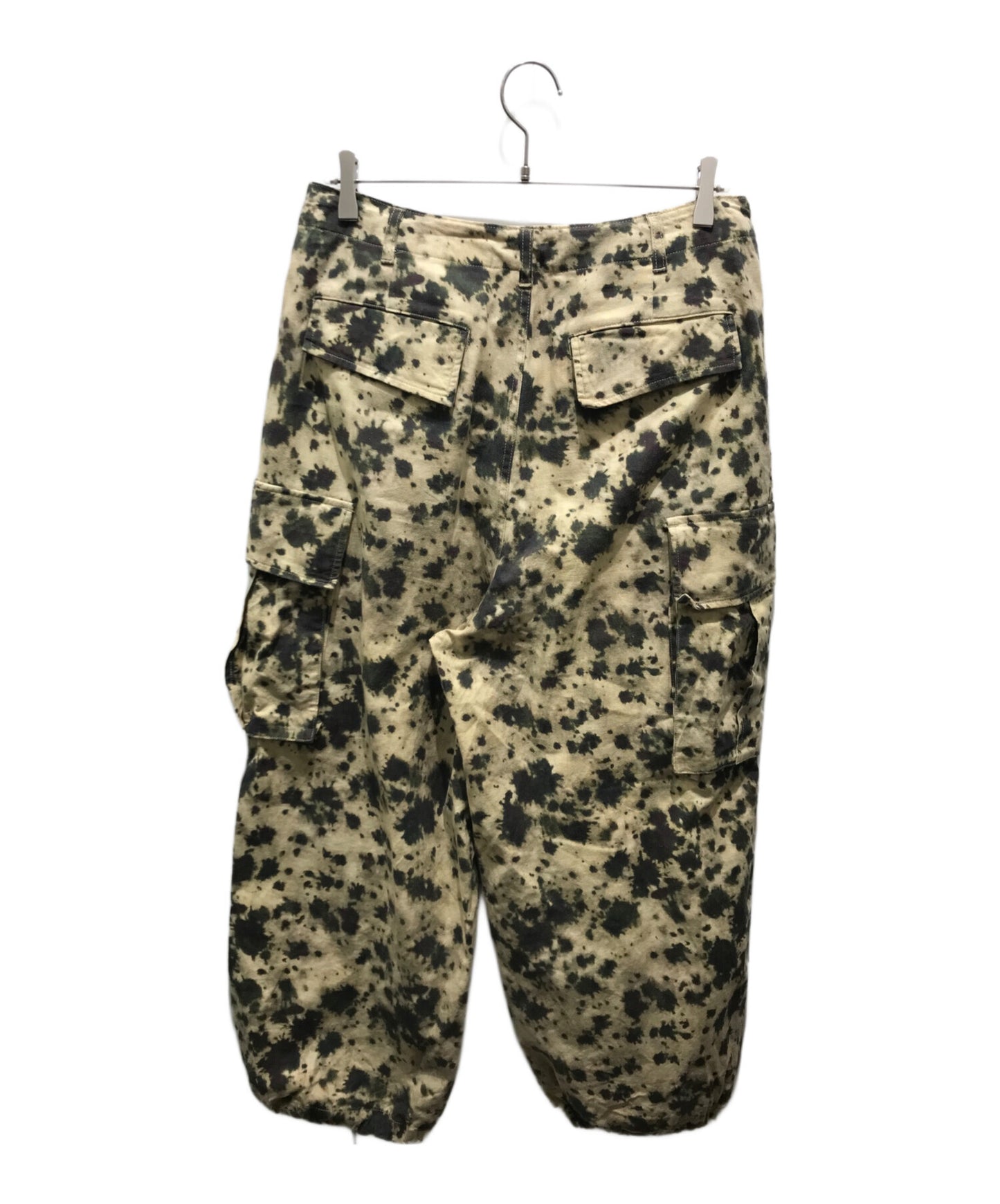 [Pre-owned] Needles Cotton/linen splash camo 6 pocket knee del pants IN072 IN072