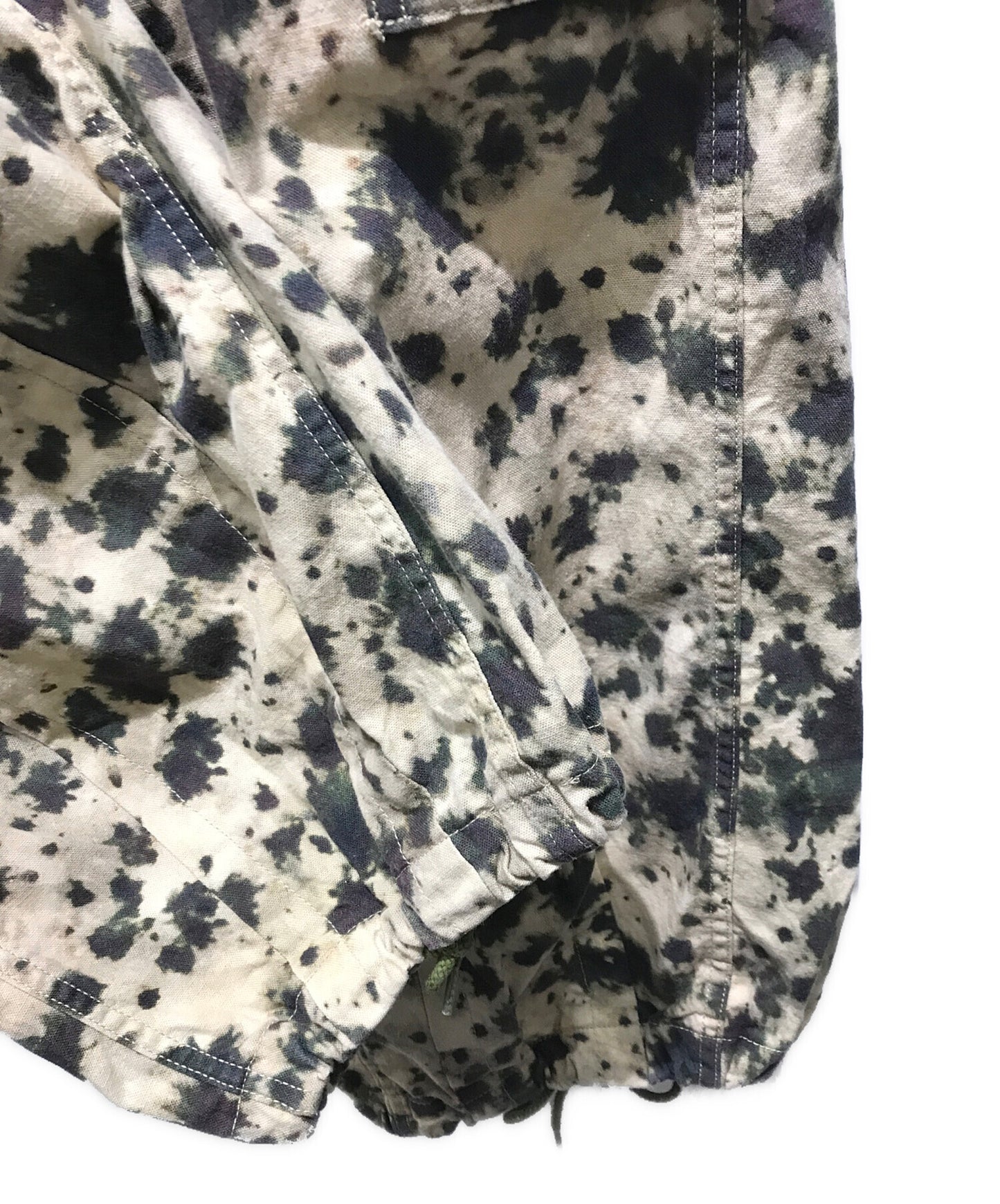 [Pre-owned] Needles Cotton/linen splash camo 6 pocket knee del pants IN072 IN072