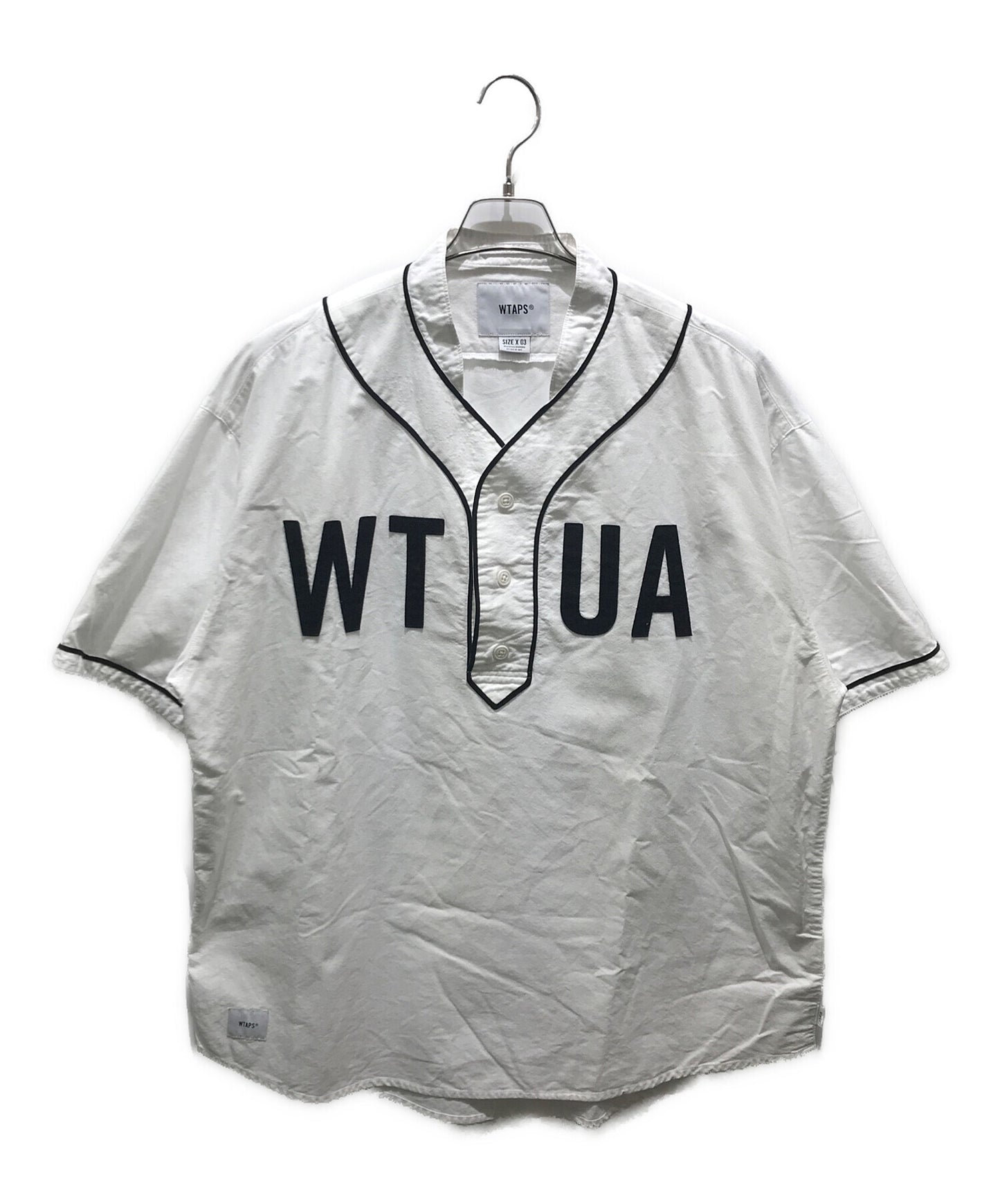 [Pre-owned] WTAPS LEAGUE SS SHIRT 191tqdt-shm03 19SS 191tqdt-shm03