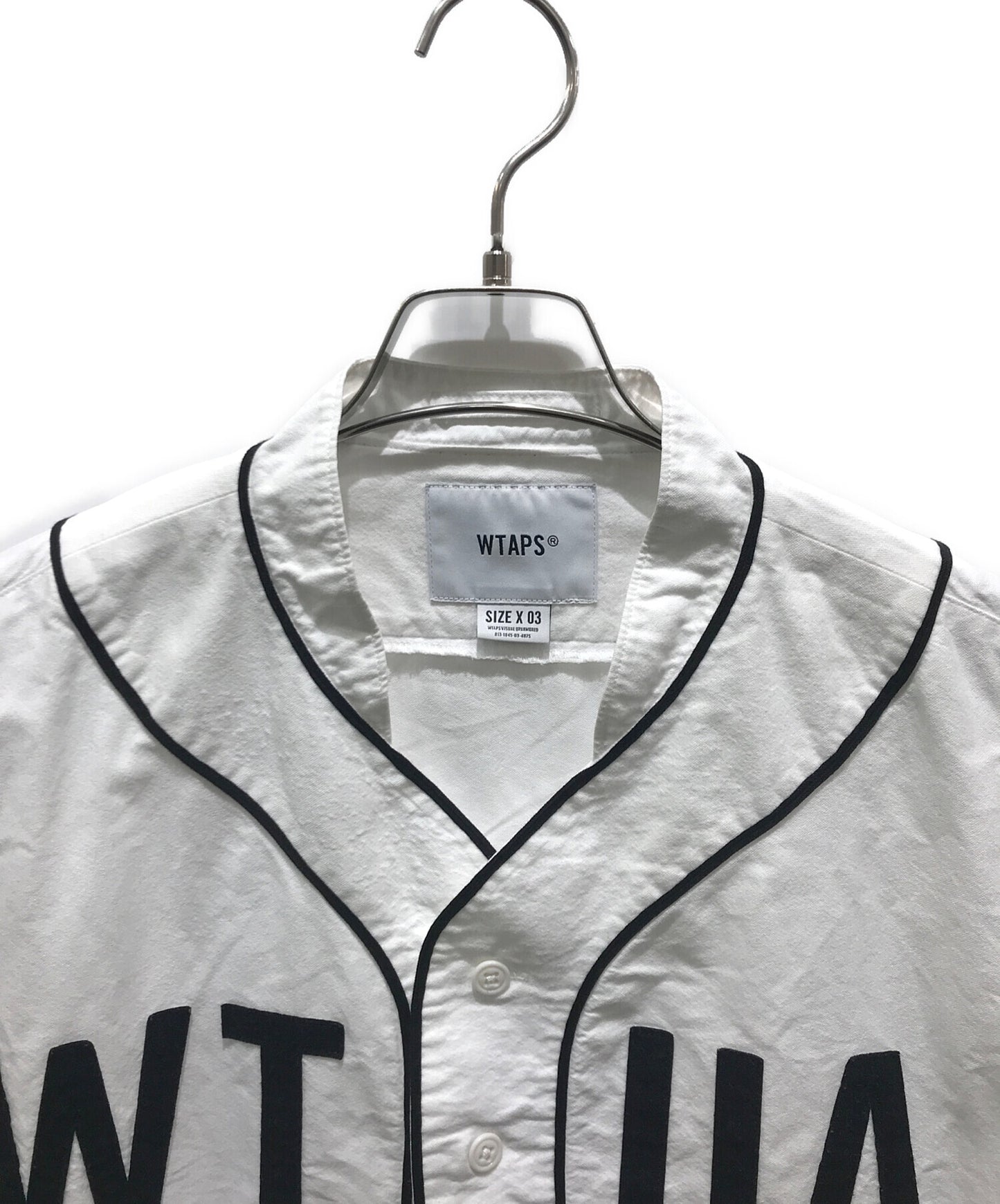 [Pre-owned] WTAPS LEAGUE SS SHIRT 191tqdt-shm03 19SS 191tqdt-shm03