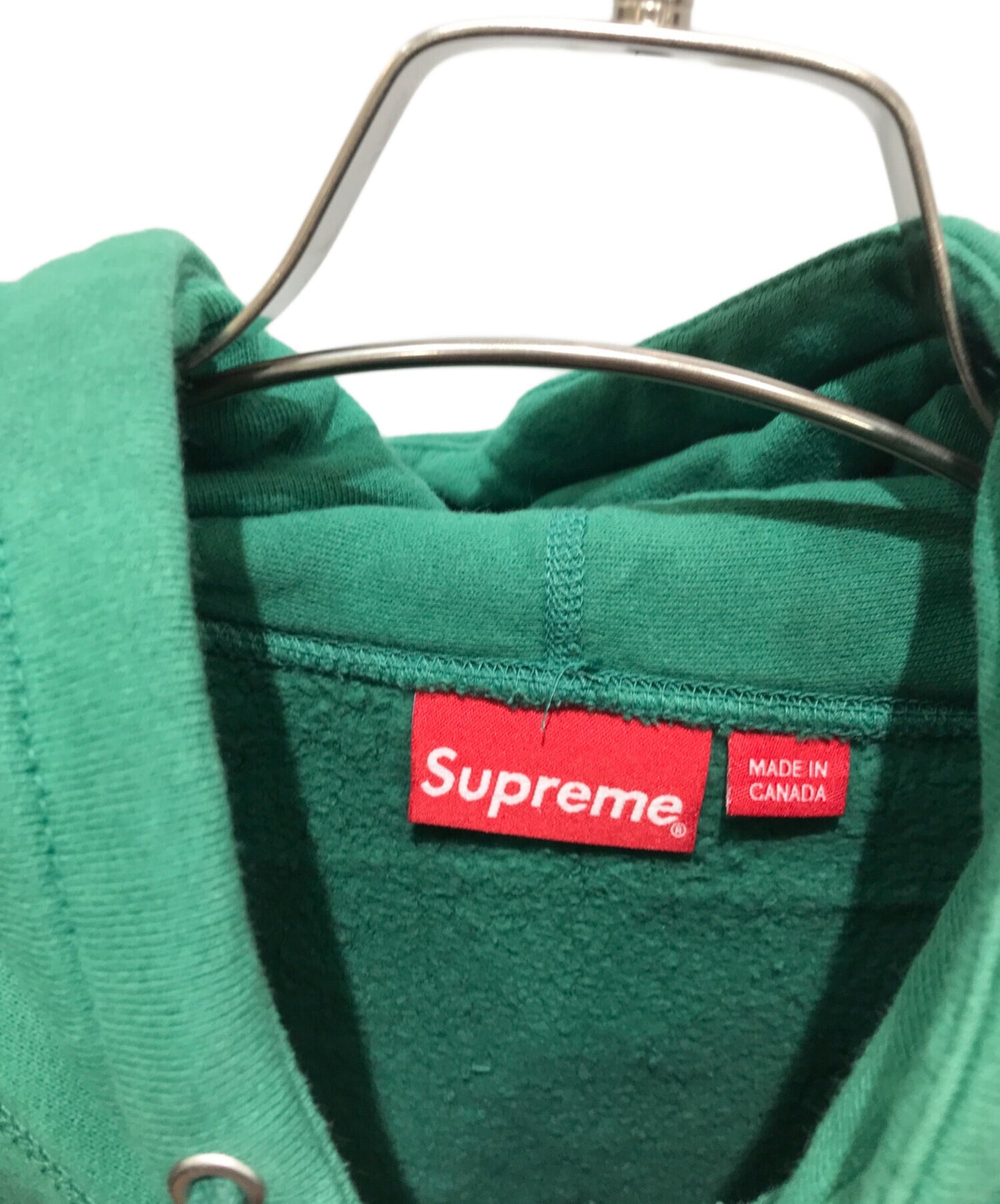 [Pre-owned] SUPREME Chalk box logo hooded sweatshirt 21SS