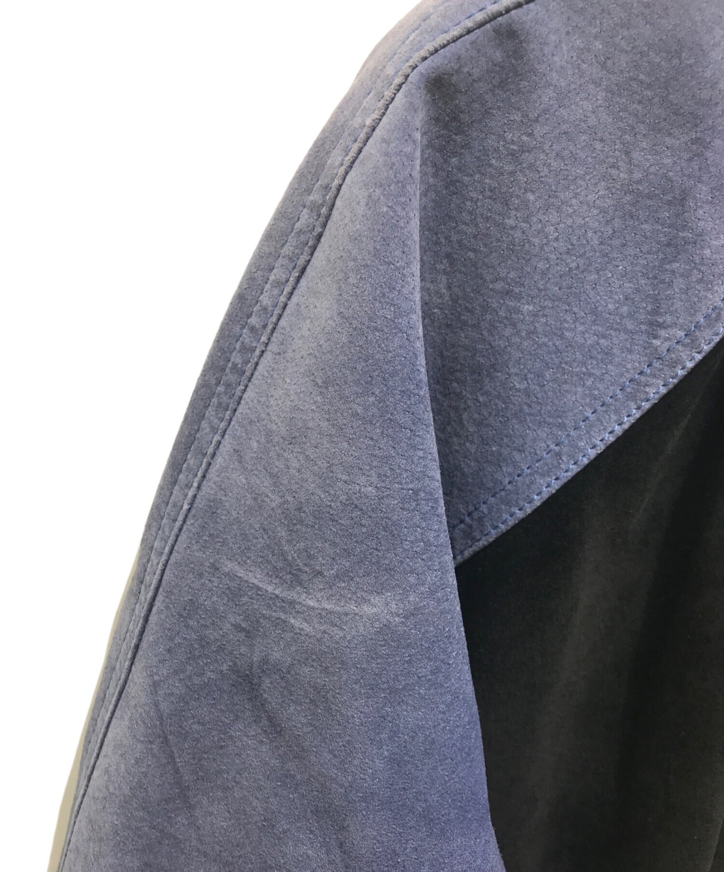 [Pre-owned] SUPREME Suede Varsity Jacket 17SS