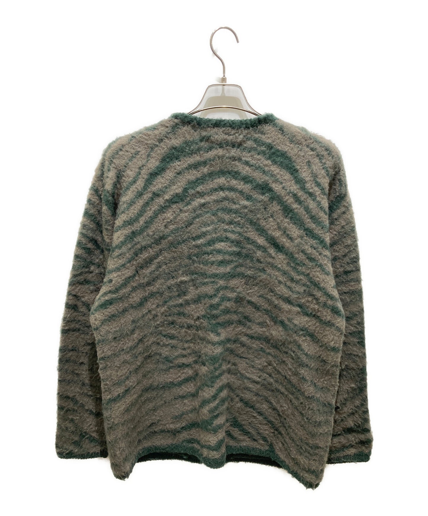 [Pre-owned] NEIGHBORHOOD TIGER PATTERN MOHAIR CARDIGAN 232FUNH-KNM02