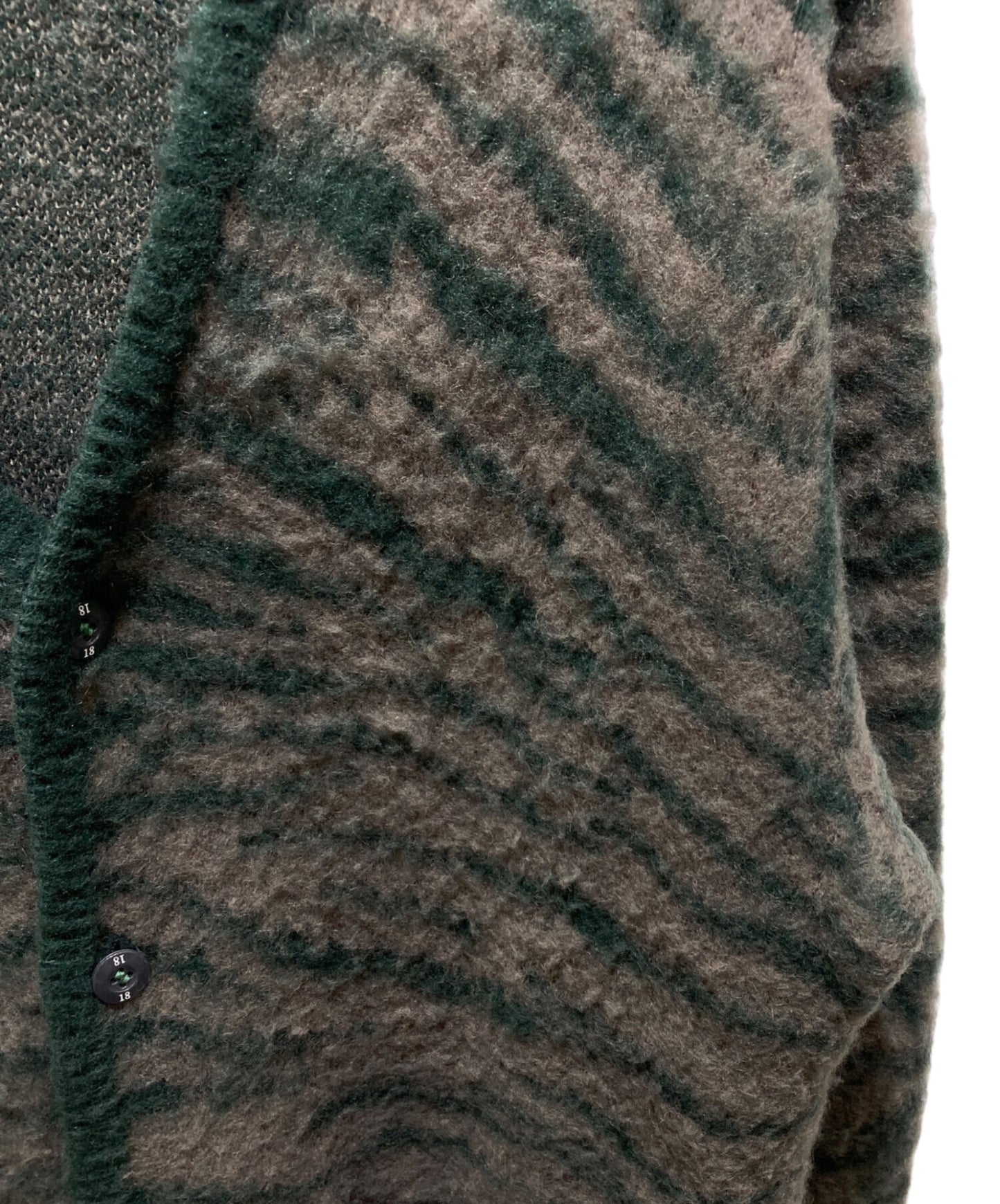 [Pre-owned] NEIGHBORHOOD TIGER PATTERN MOHAIR CARDIGAN 232FUNH-KNM02
