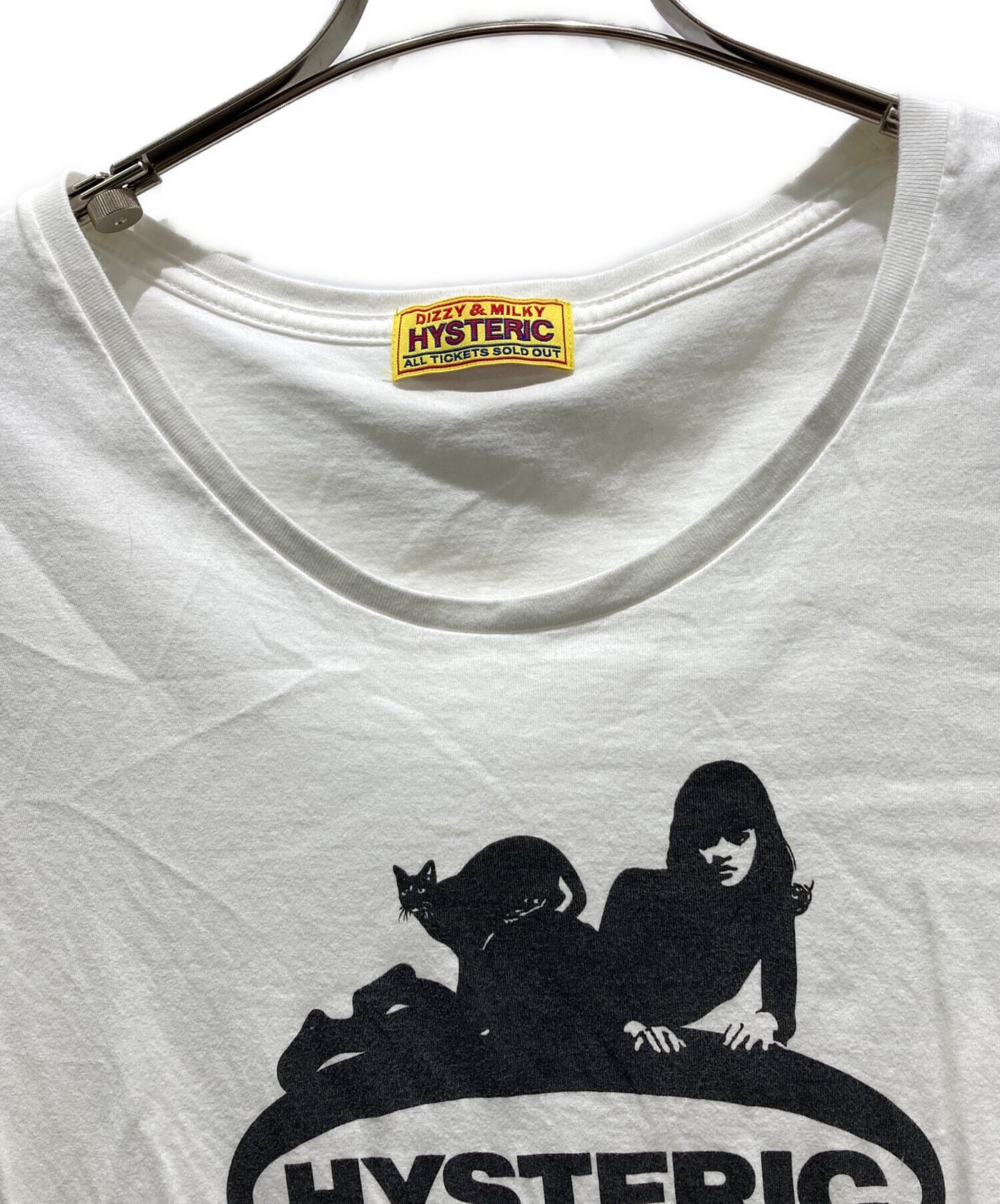 [Pre-owned] Hysteric Glamour CAT GIRL T-shirt 01233CT01 01233CT01