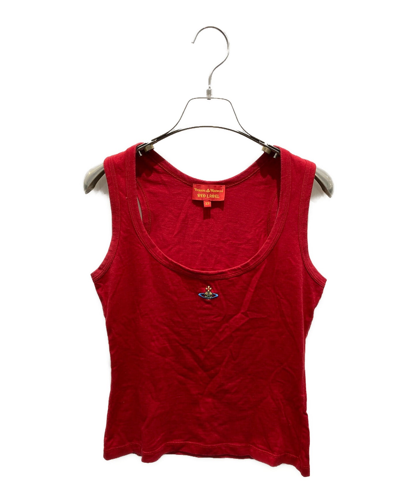 [Pre-owned] Vivienne Westwood RED LABEL Logo Embroidery Tank Top 356-01-38035 356-01-38035