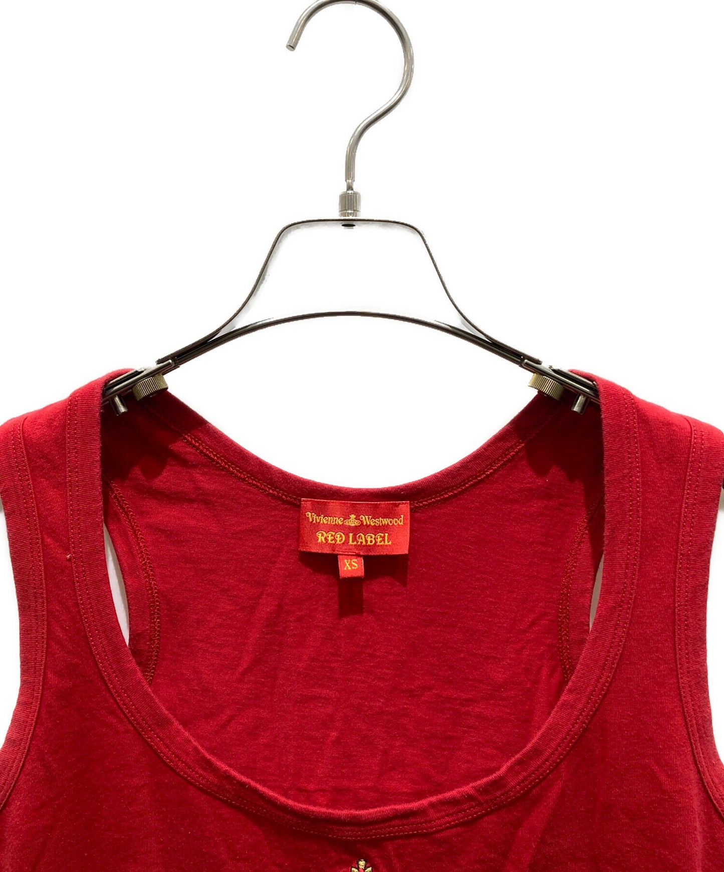 [Pre-owned] Vivienne Westwood RED LABEL Logo Embroidery Tank Top 356-01-38035 356-01-38035