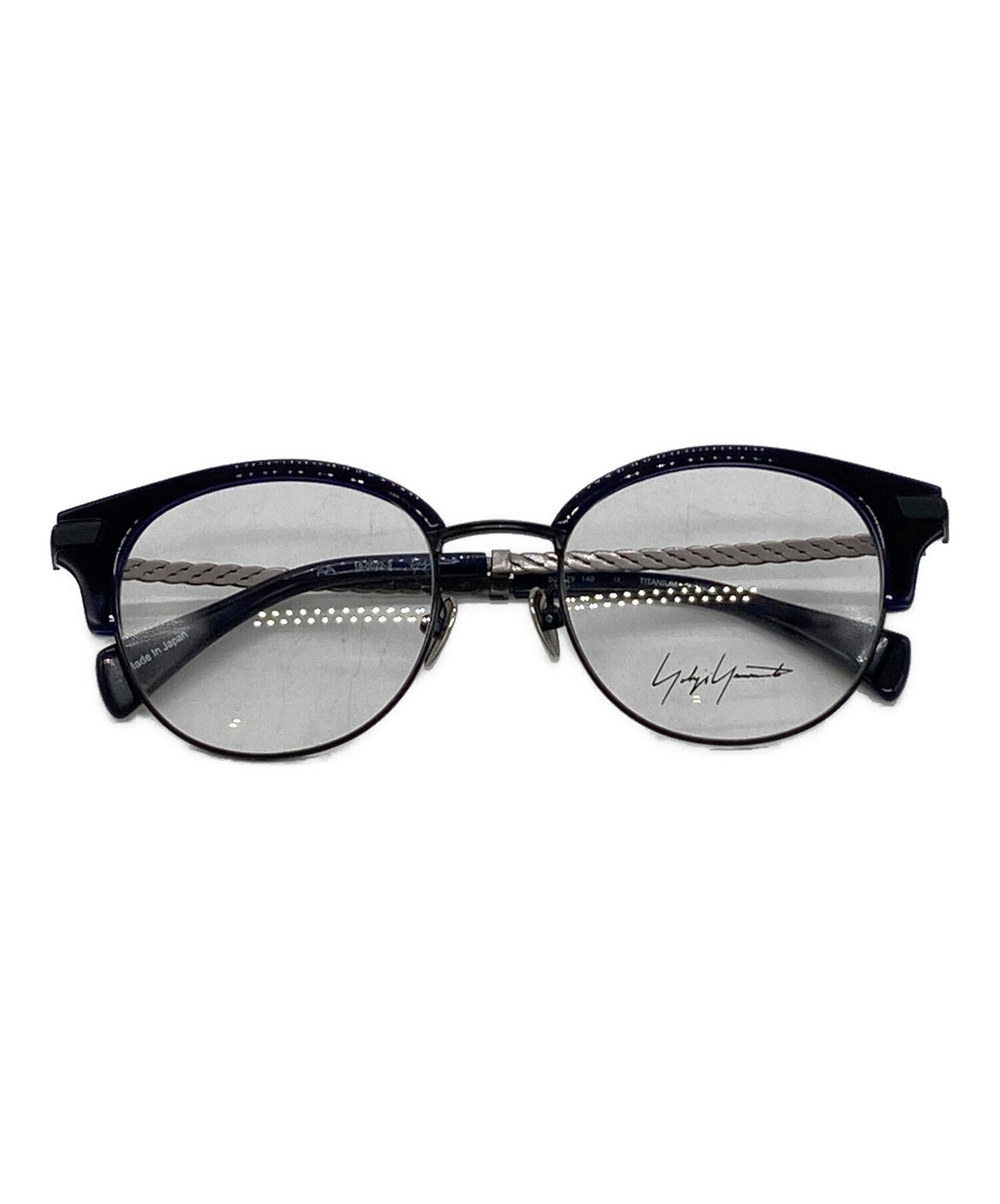 [Pre-owned] YOHJI YAMAMOTO brow frame eyewear 19-0022-3