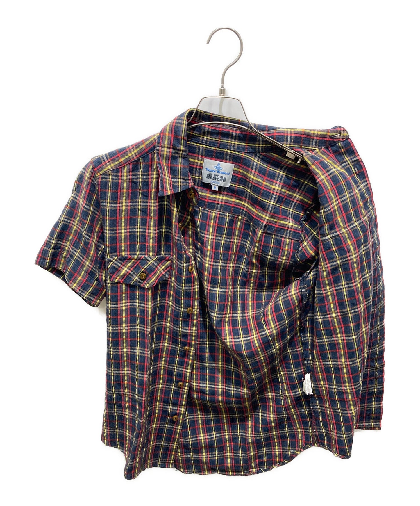 [Pre-owned] Vivienne Westwood man checked shirt 25 DL039