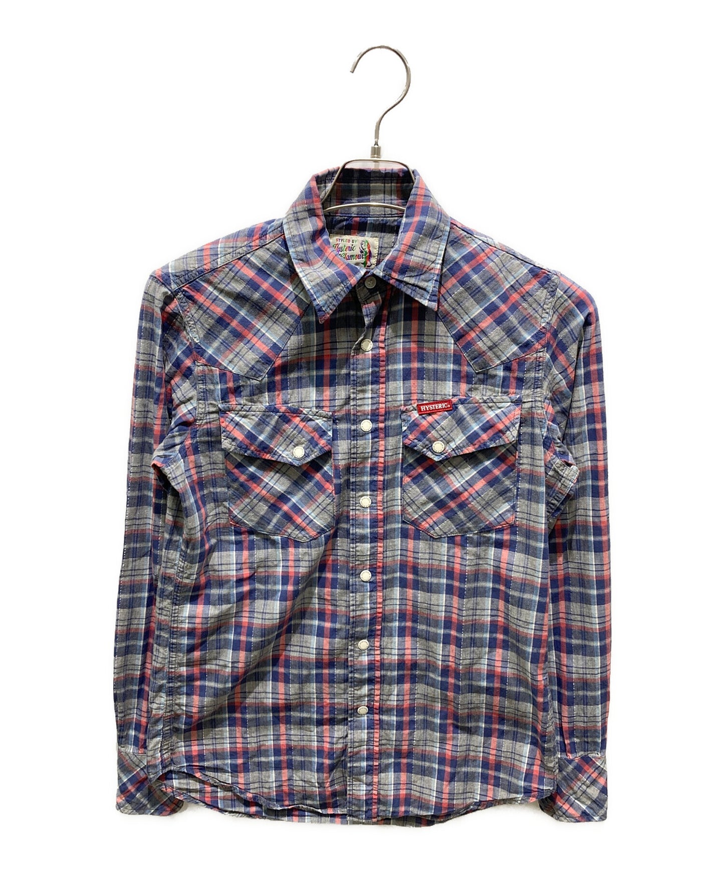 [Pre-owned] Hysteric Glamour checked shirt 0233AH07