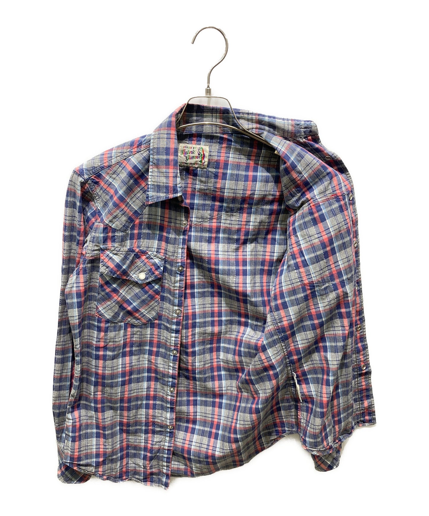 [Pre-owned] Hysteric Glamour checked shirt 0233AH07