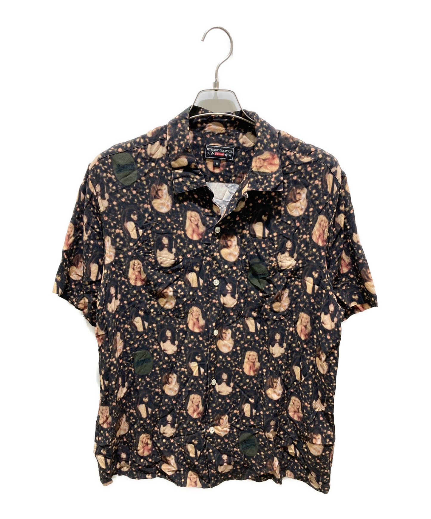 [Pre-owned] SUPREME Blurred Girls Rayon S/S Shirt