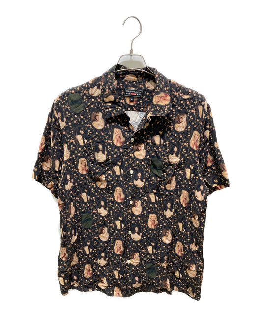 [Pre-owned] SUPREME Blurred Girls Rayon S/S Shirt