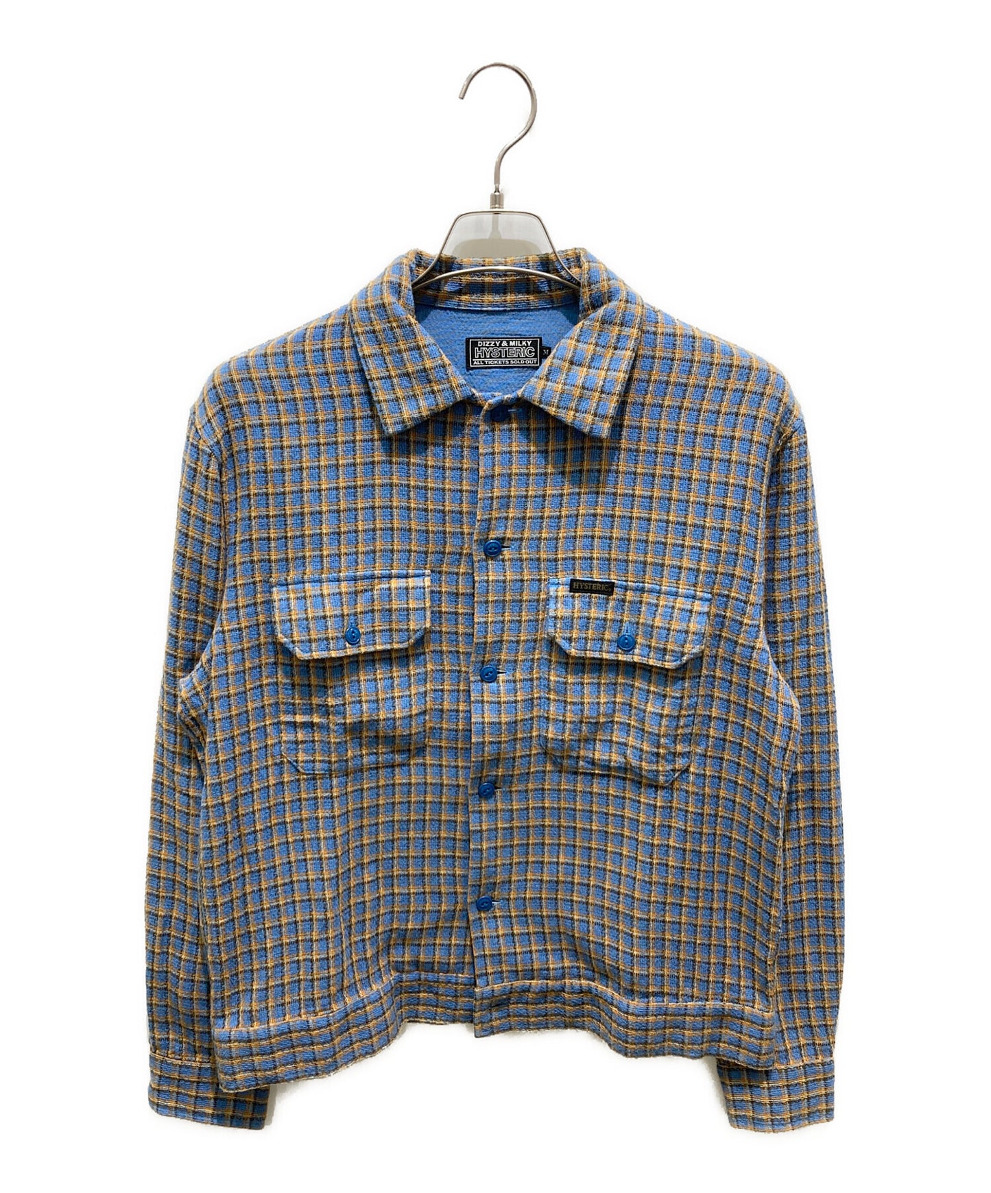[Pre-owned] Hysteric Glamour panama plaid shirt 02231AH02