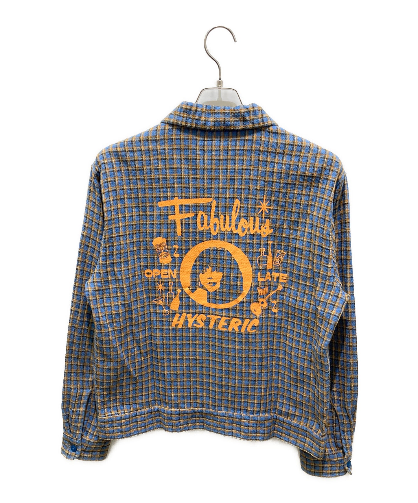 [Pre-owned] Hysteric Glamour panama plaid shirt 02231AH02