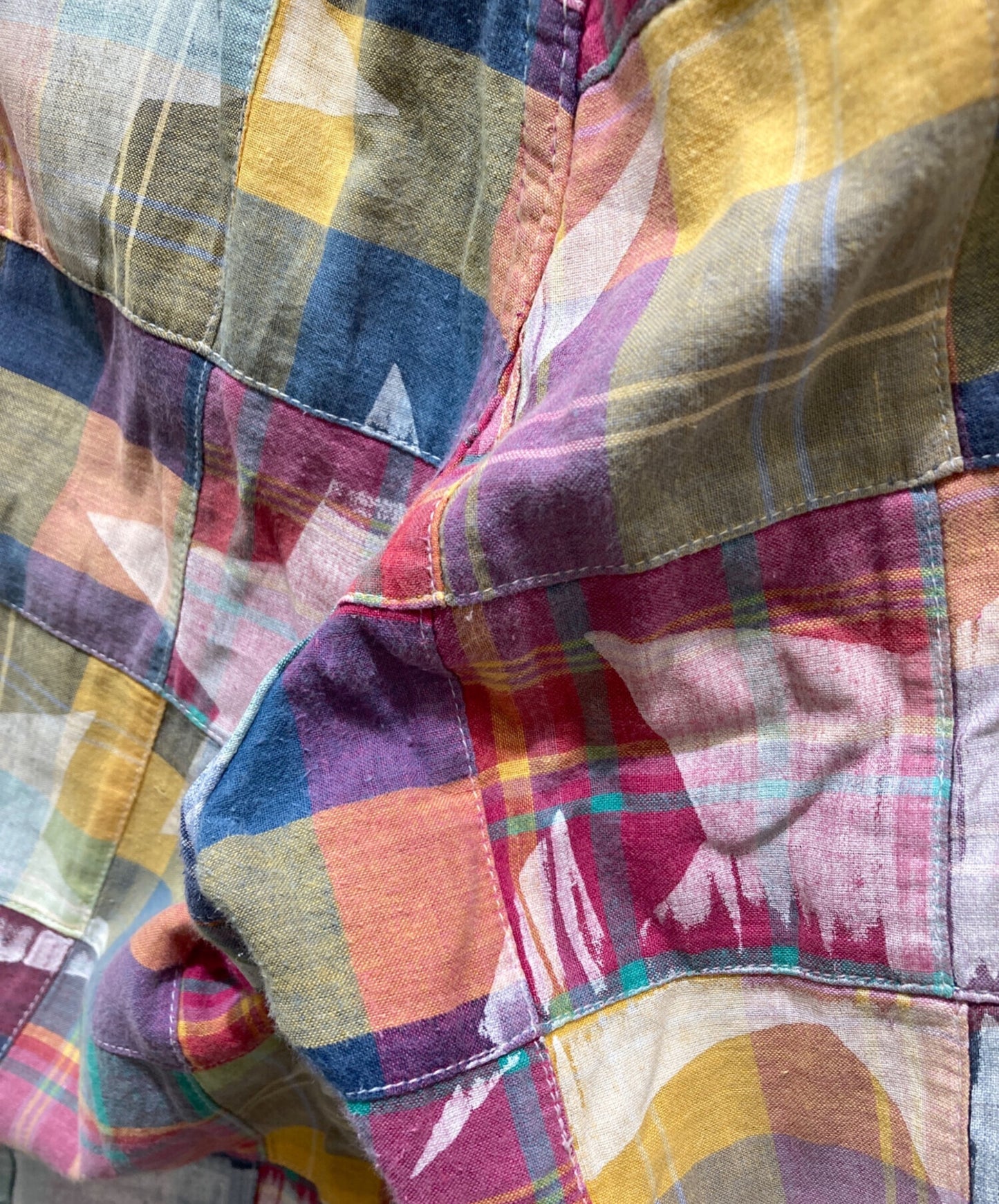 [Pre-owned] A BATHING APE Patchwork half pants