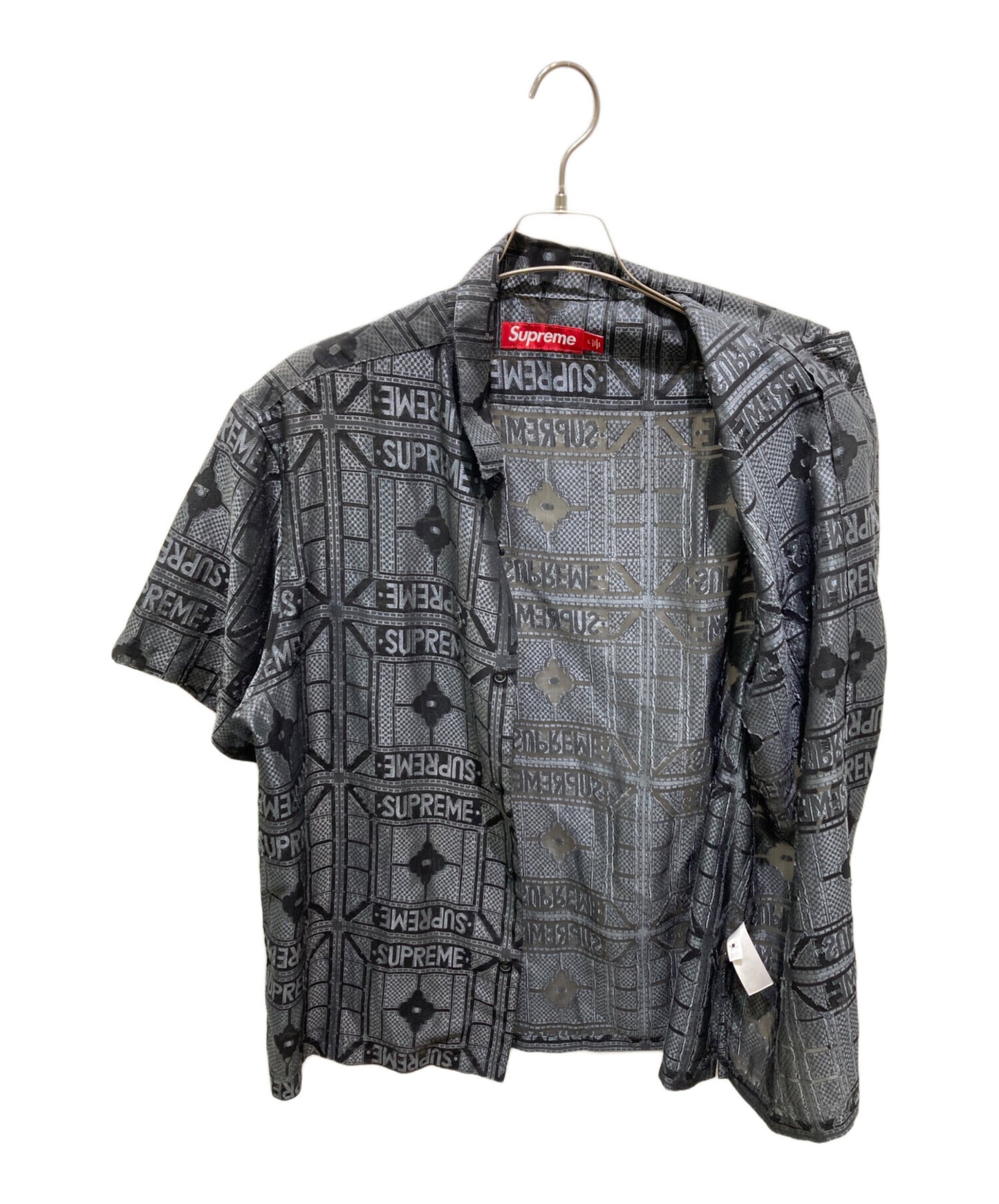 [Pre-owned] SUPREME Tray Jacquard S/S Shirt