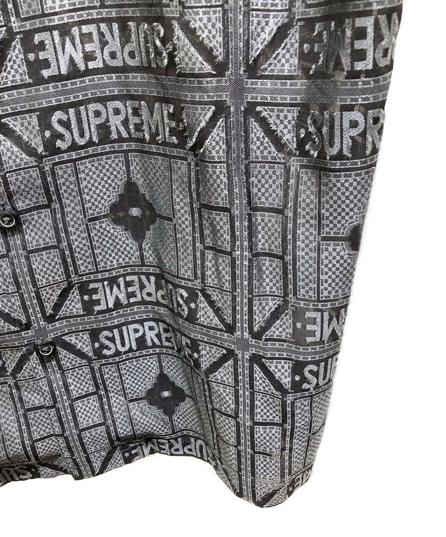 [Pre-owned] SUPREME Tray Jacquard S/S Shirt