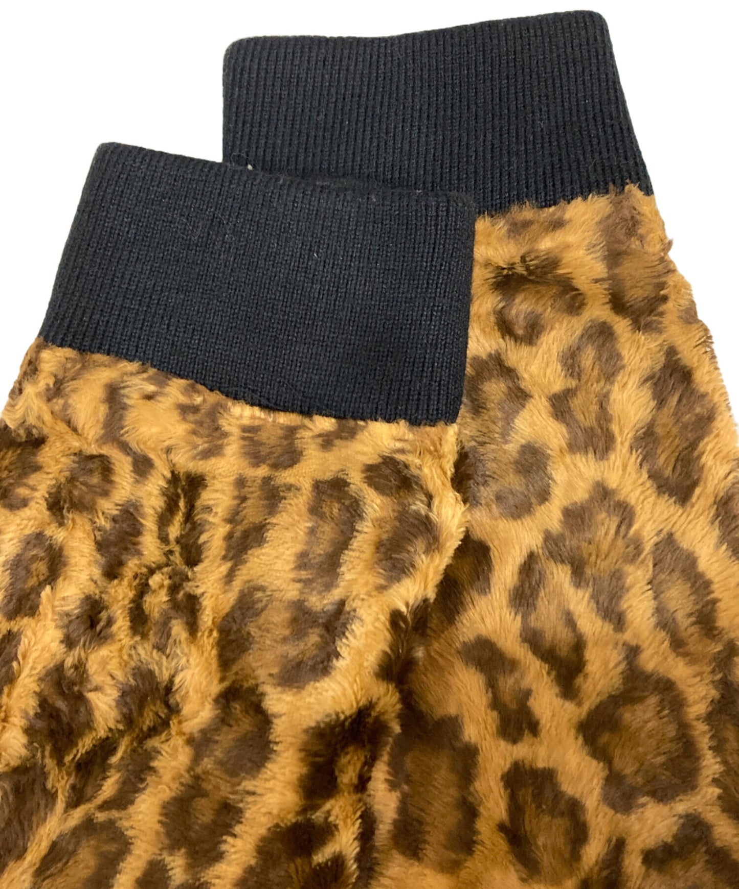 [Pre-owned] SUPREME FUR PULLOVER LEOPARD