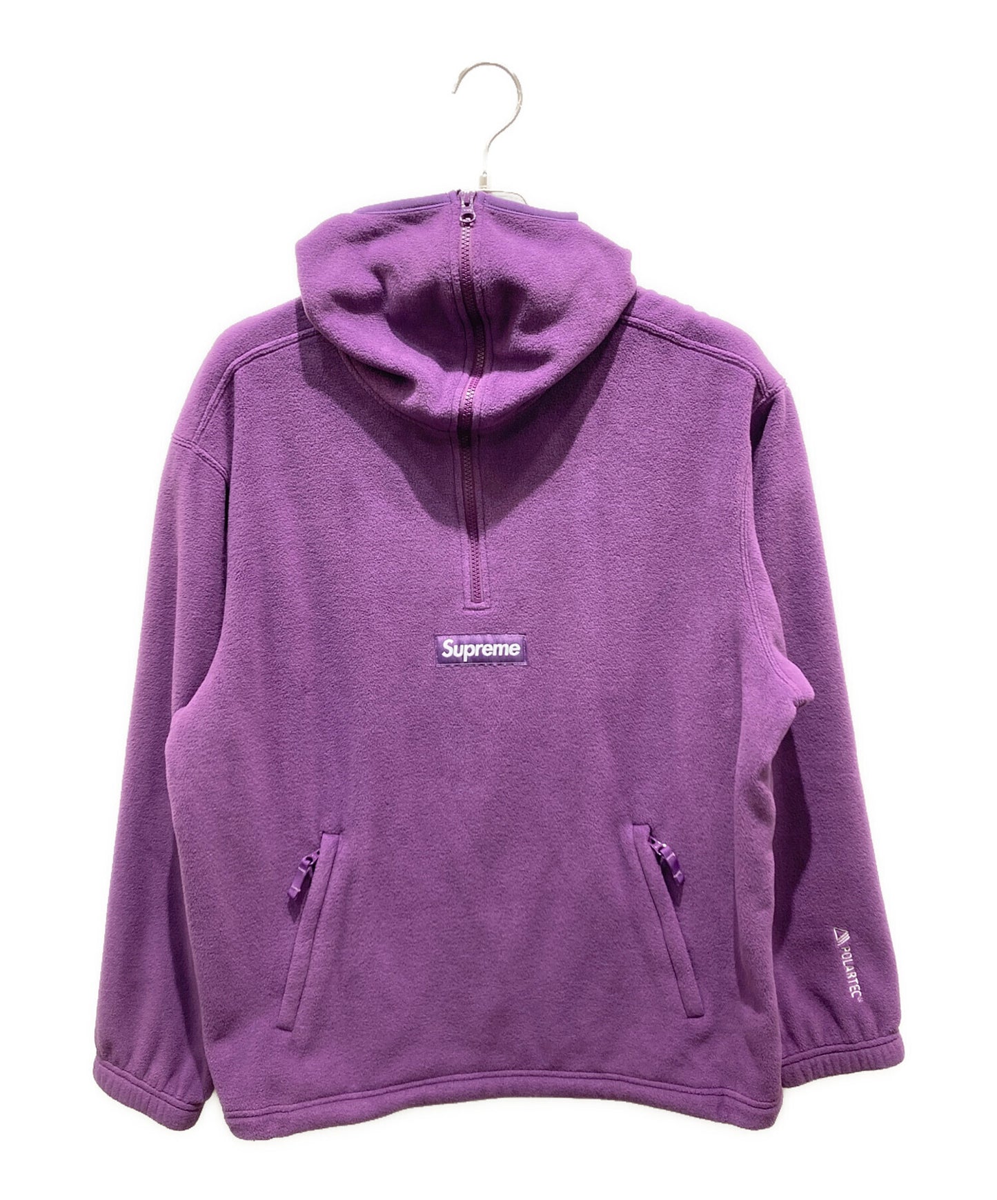 [Pre-owned] SUPREME Polartec Facemask Half Zip Hooded