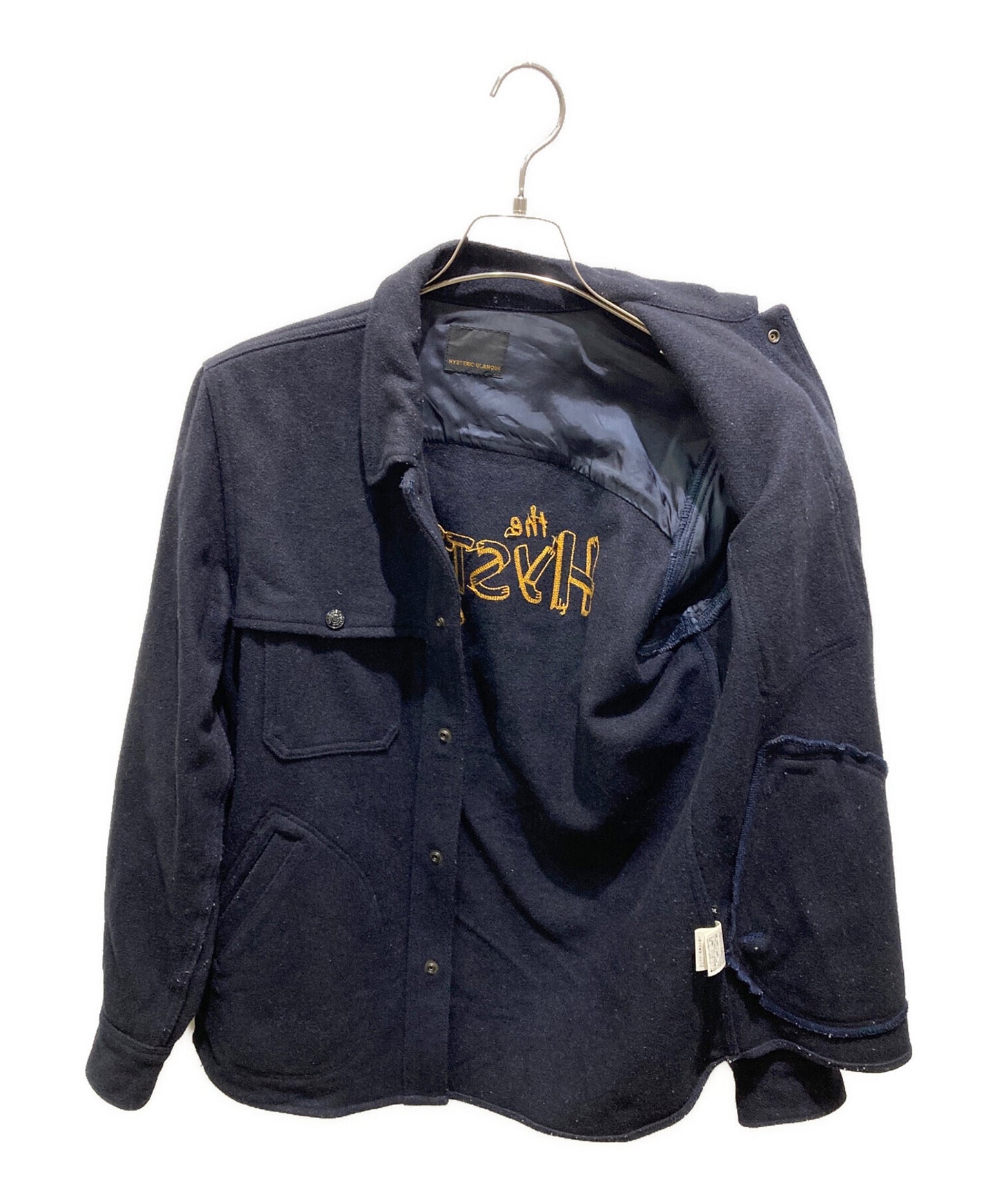 [Pre-owned] Hysteric Glamour Back embroidered macchino CPO shirt jacket 0243AH11