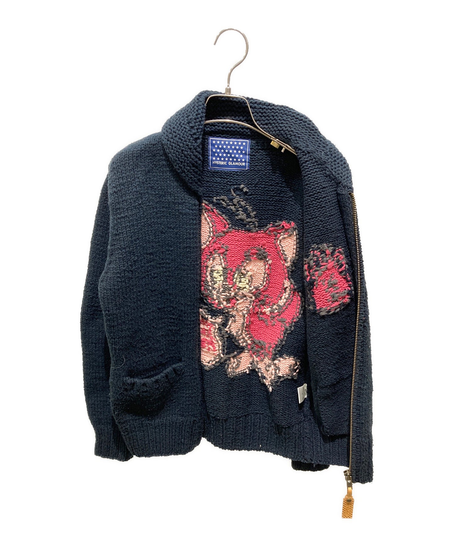 [Pre-owned] Hysteric Glamour Design couchin knit cardigan 2ND-3300