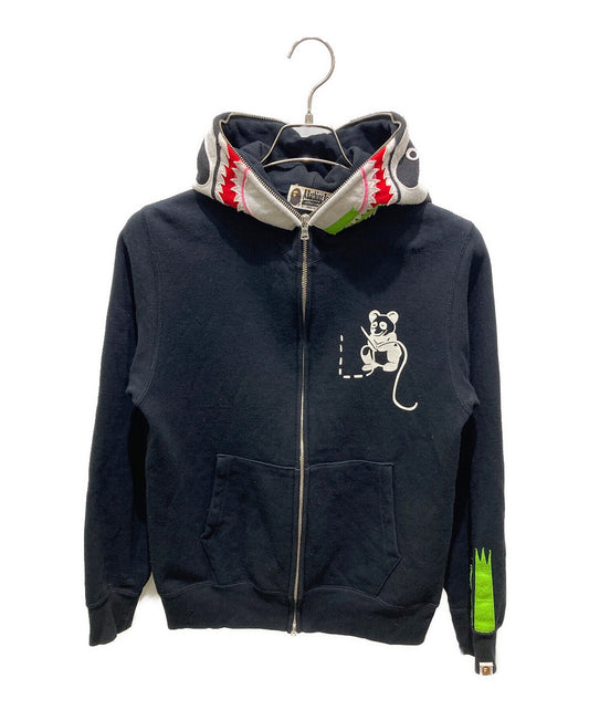 [Pre-owned] A BATHING APE PANDA FULL ZIP HOODIE 001zpe301003x