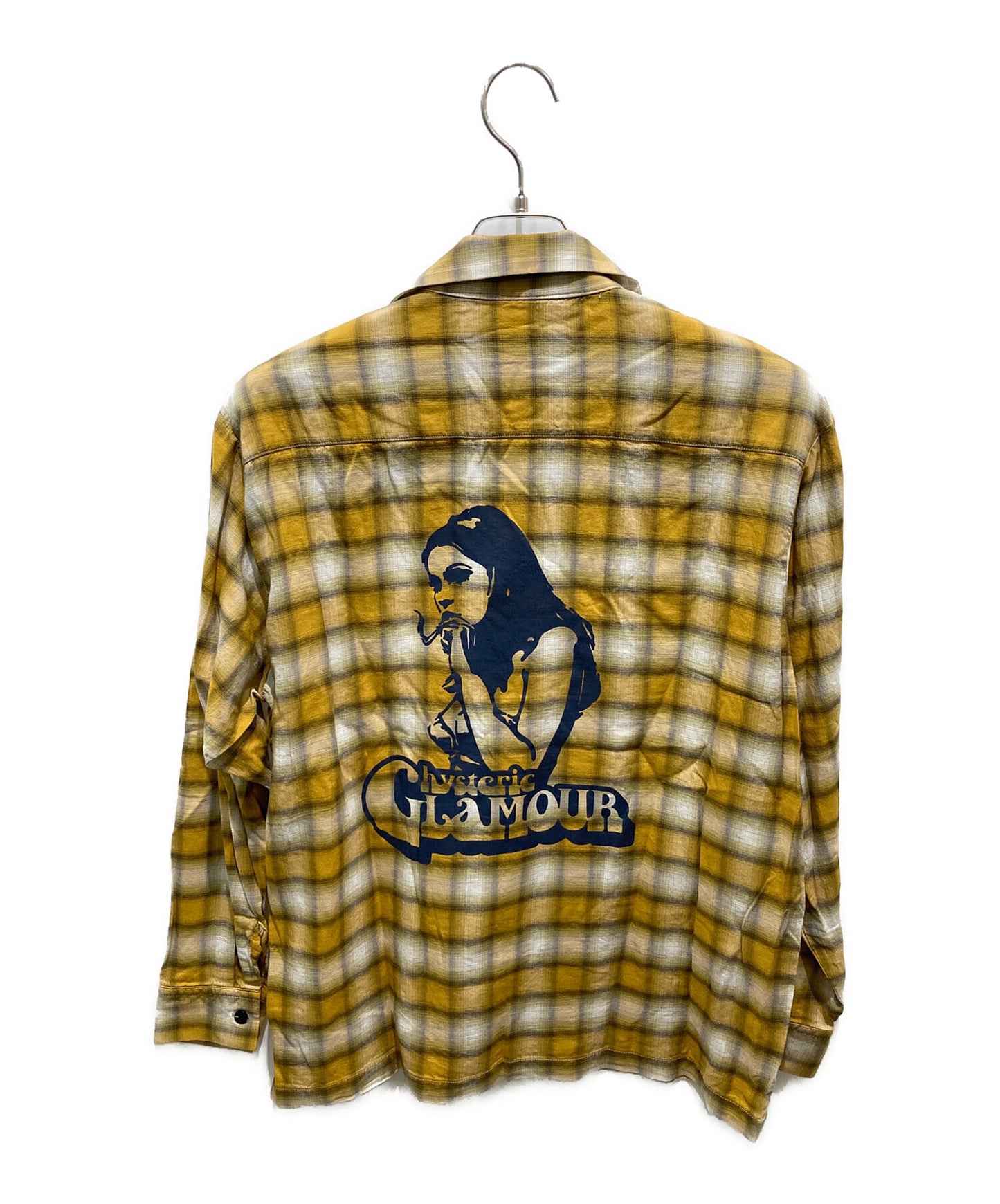 [Pre-owned] Hysteric Glamour SMOKING GIRL open collar shirt 02233AH02