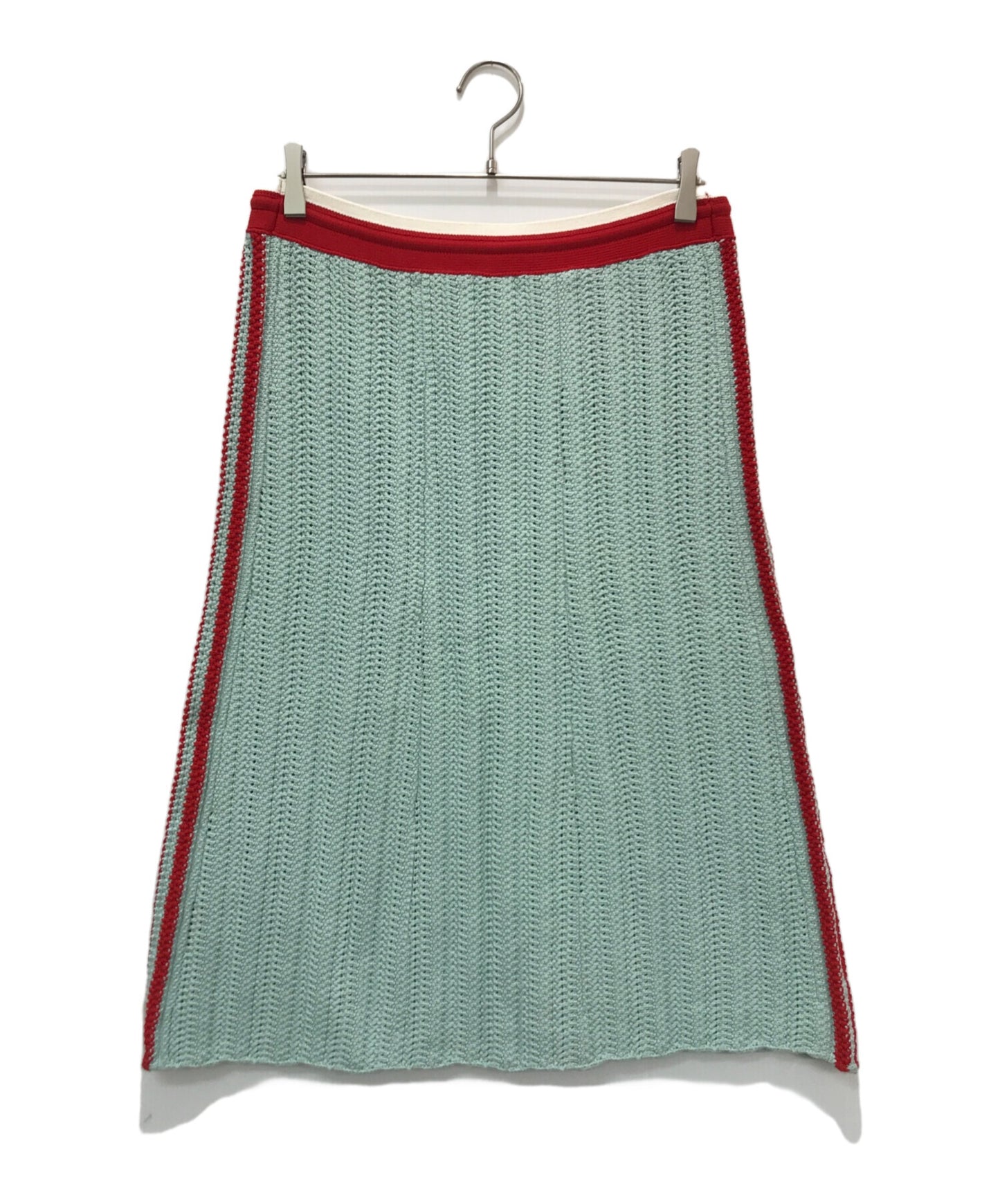 [Pre-owned] GUCCI 3-Line Logo Low Gauge Knit Skirt 702856 XKCDW