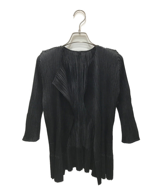 [Pre-owned] PLEATS PLEASE ISSEY MIYAKE pleated cardigan PP81-J0692