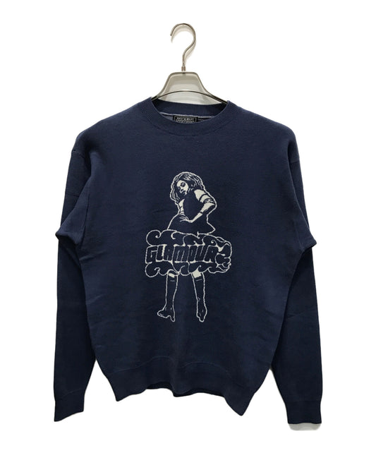 [Pre-owned] Hysteric Glamour VIXEN GIRL Jacquard Sweater 02223NS10