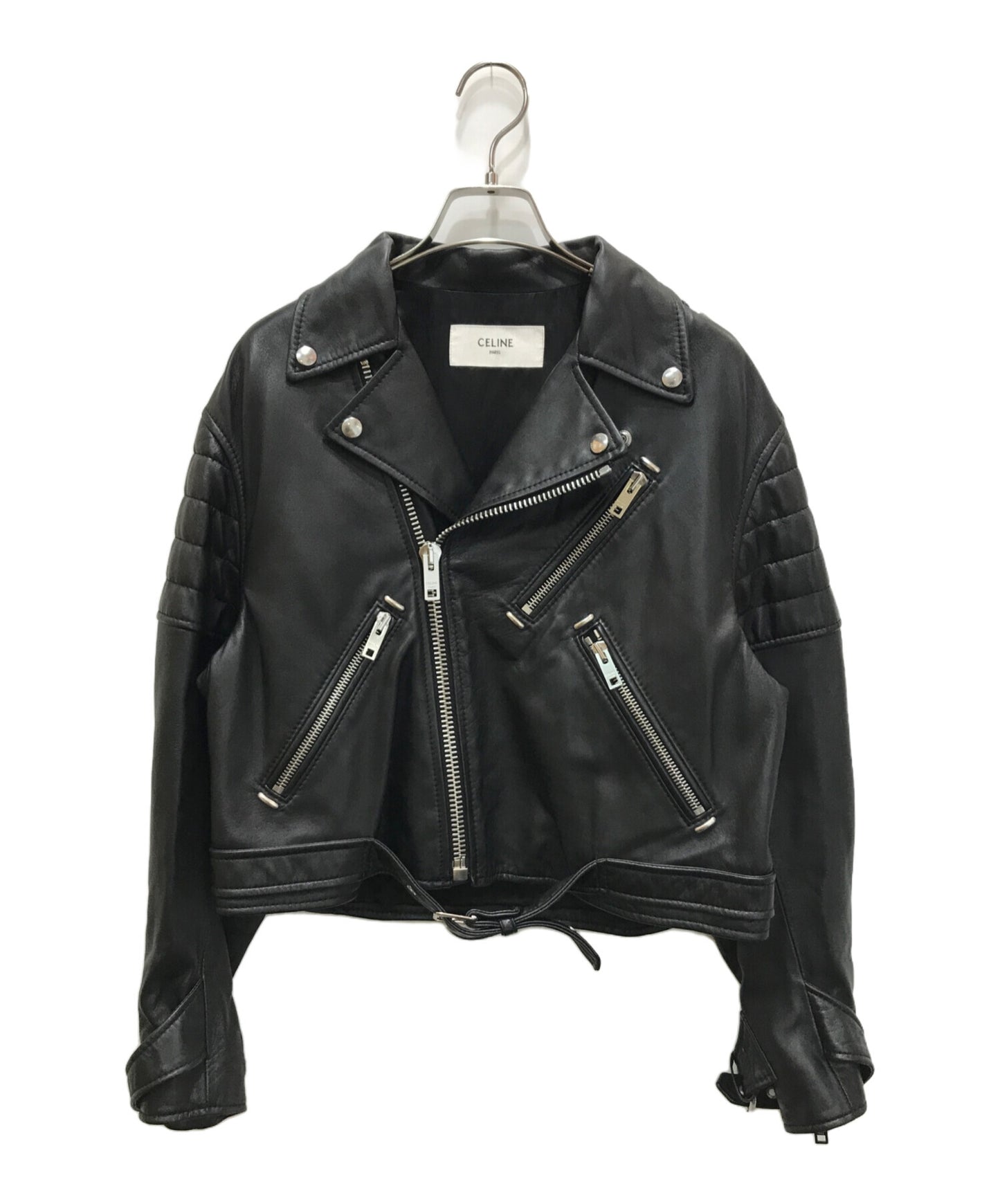 [Pre-owned] CELINE 19SS Lambskin leather jacket 2E144921D