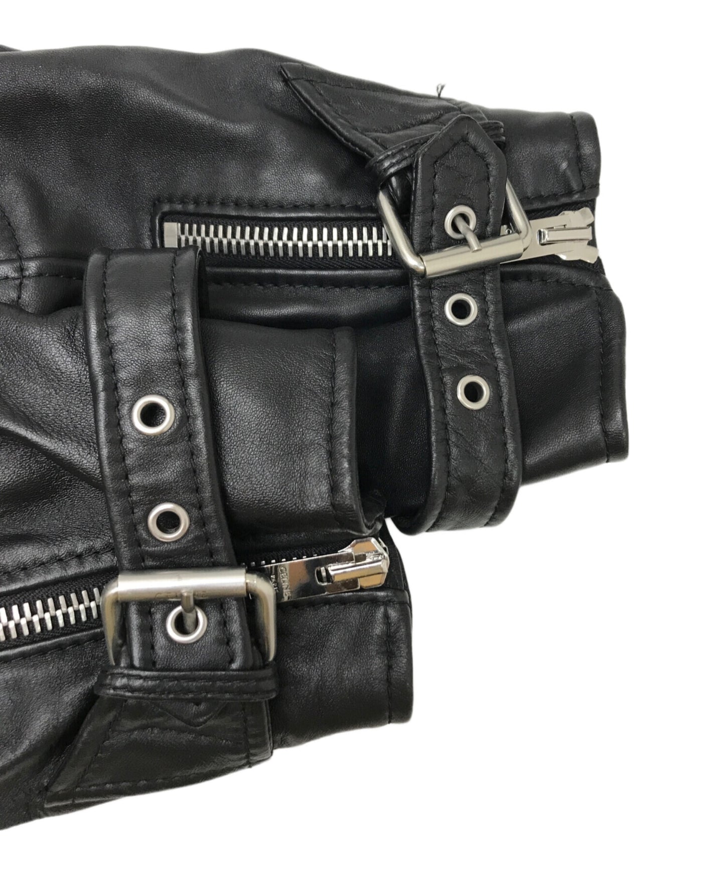 [Pre-owned] CELINE 19SS Lambskin leather jacket 2E144921D