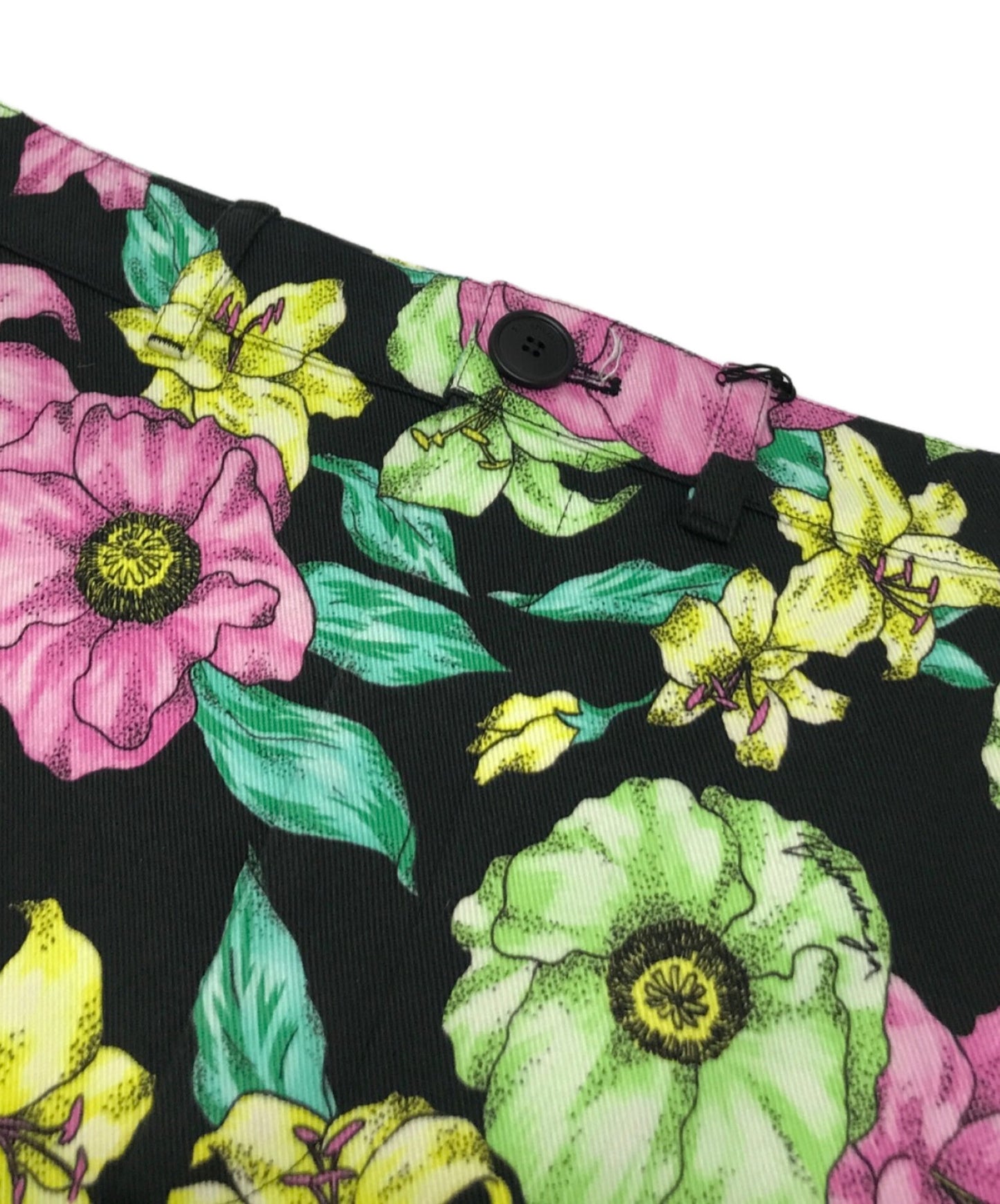 [Pre-owned] BALENCIAGA flower-print skirt 601192 TGLN7