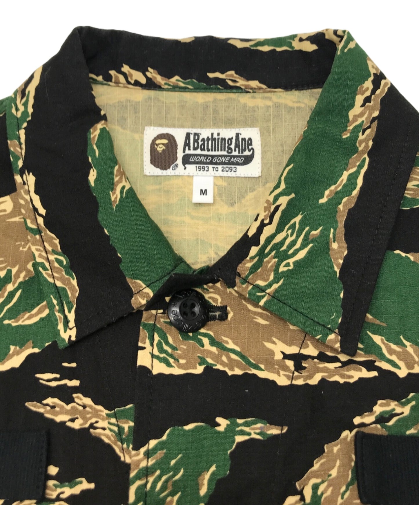 [Pre-owned] A BATHING APE Tiger Camo Military Shirt 001SHK201004F