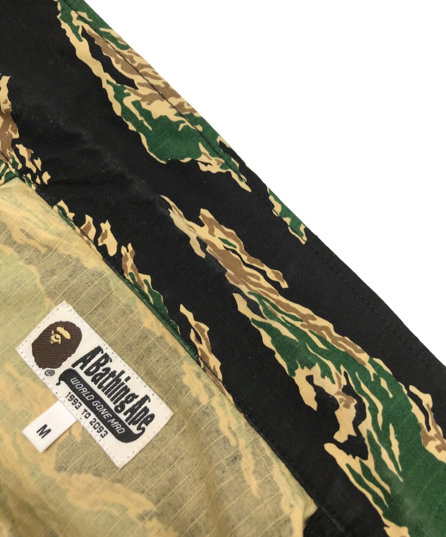 [Pre-owned] A BATHING APE Tiger Camo Military Shirt 001SHK201004F