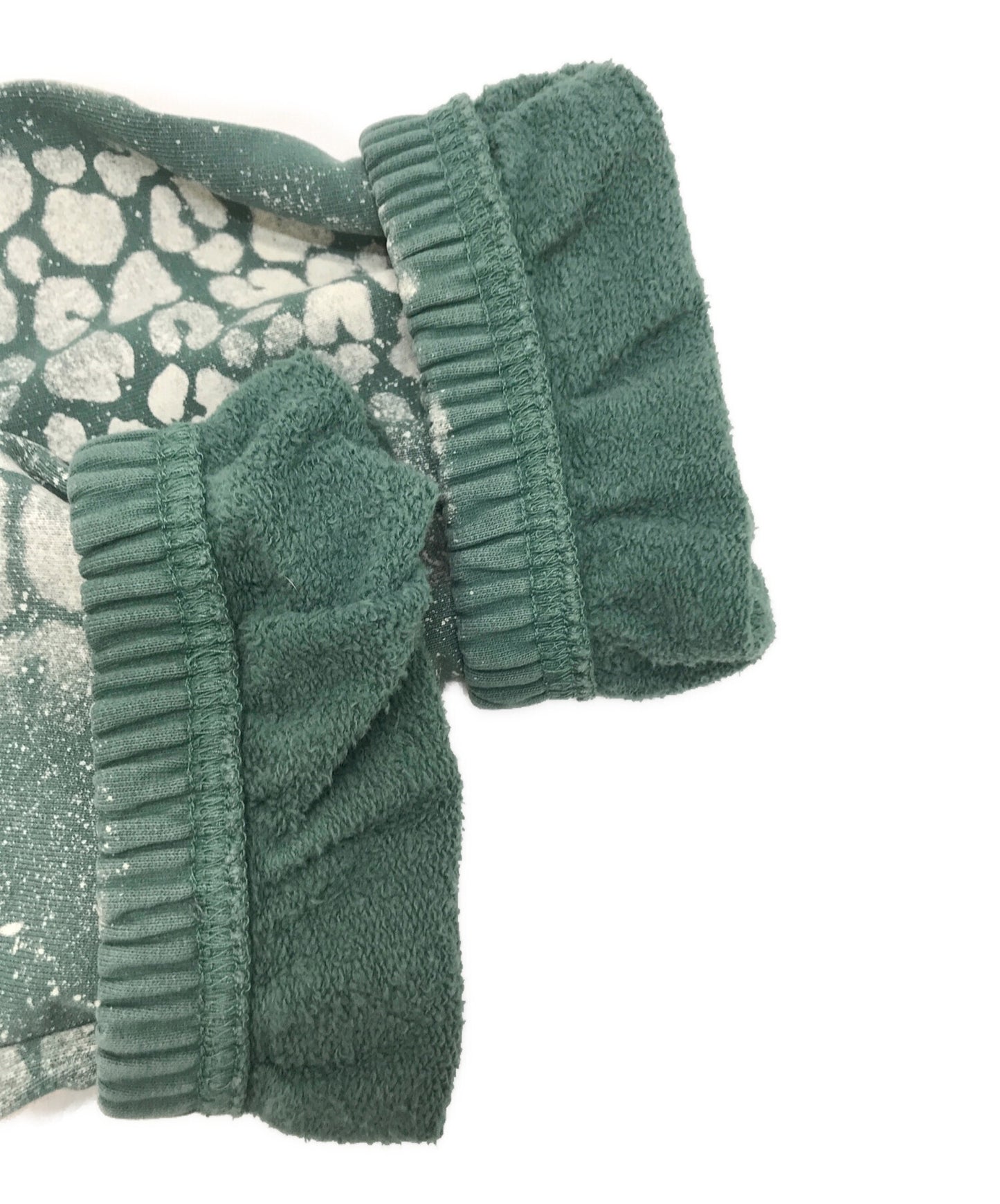 [Pre-owned] SUPREME bleached leopard sweatpant