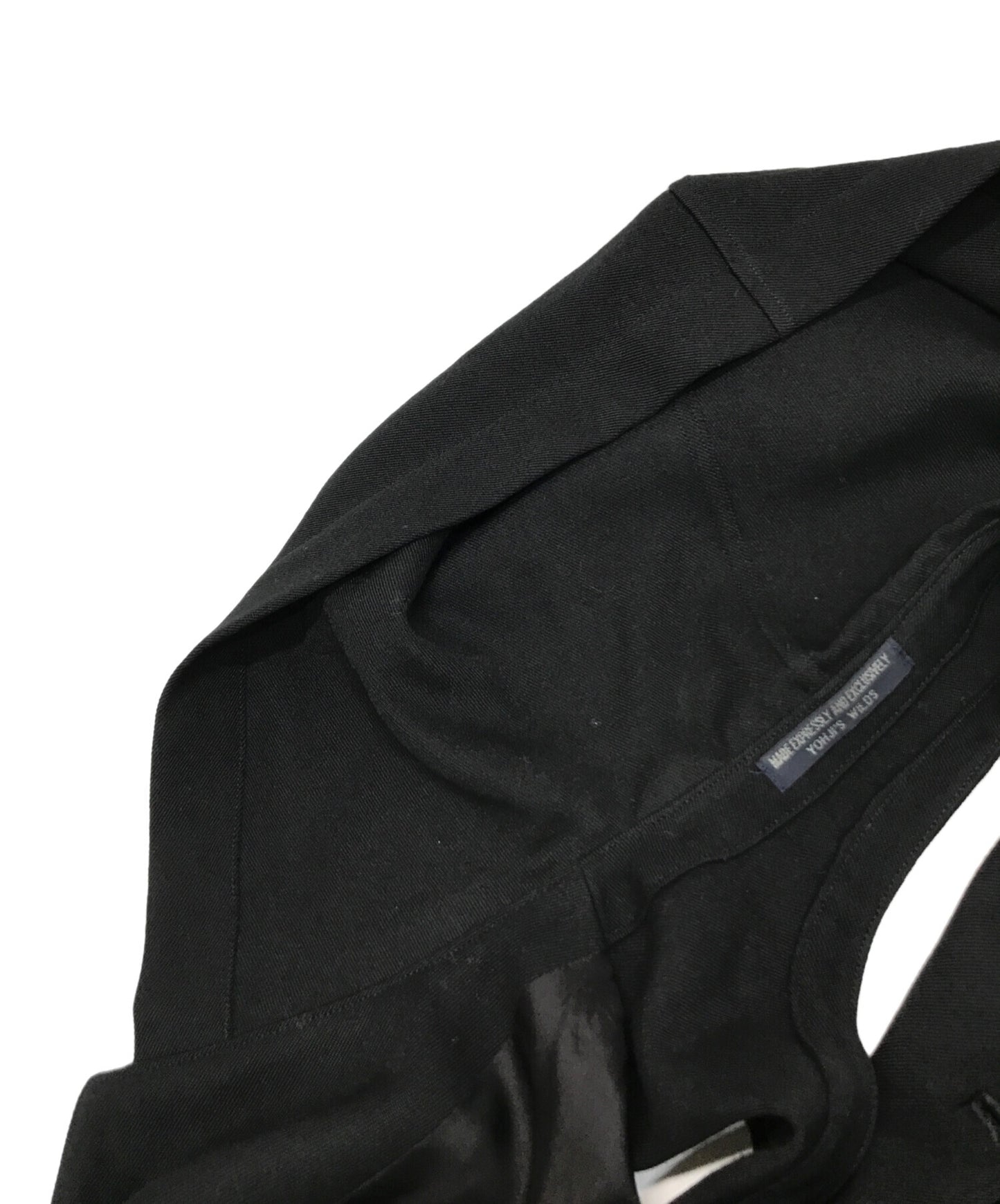 [Pre-owned] YOHJI YAMAMOTO REGULATION BLACK Hooded vest HE-V02-141