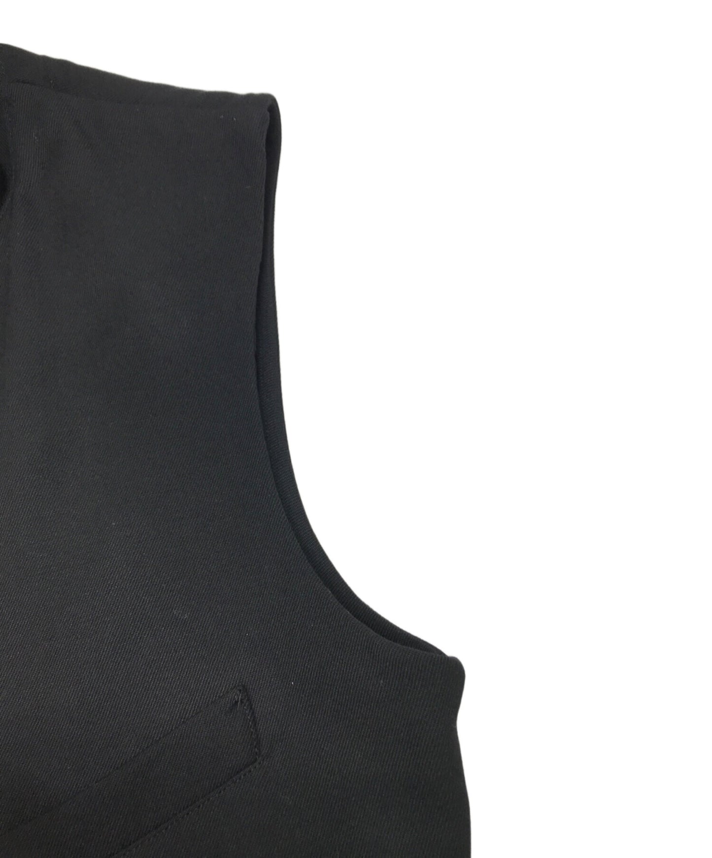 [Pre-owned] YOHJI YAMAMOTO REGULATION BLACK Hooded vest HE-V02-141