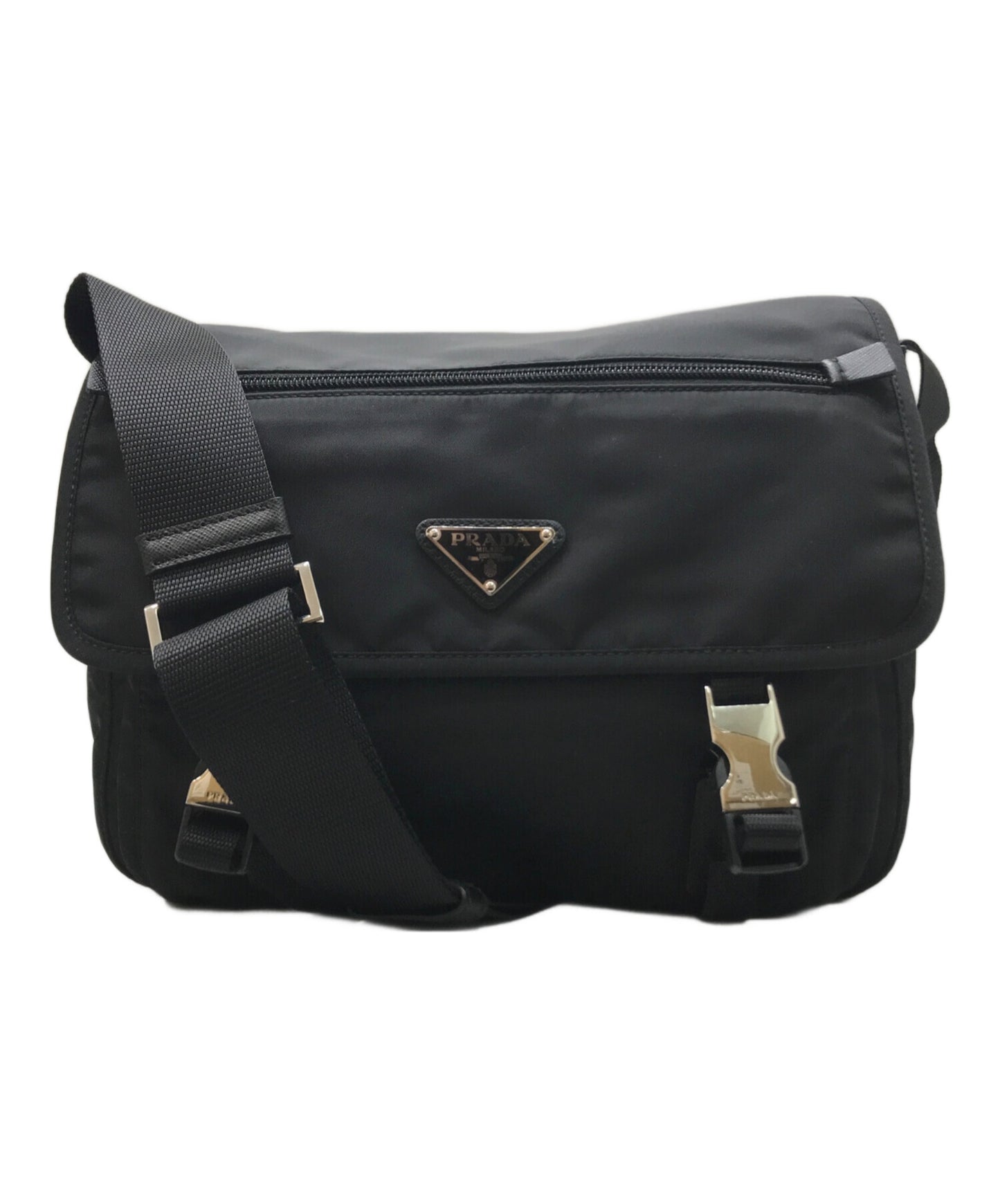 [Pre-owned] PRADA Saffiano nylon shoulder bag