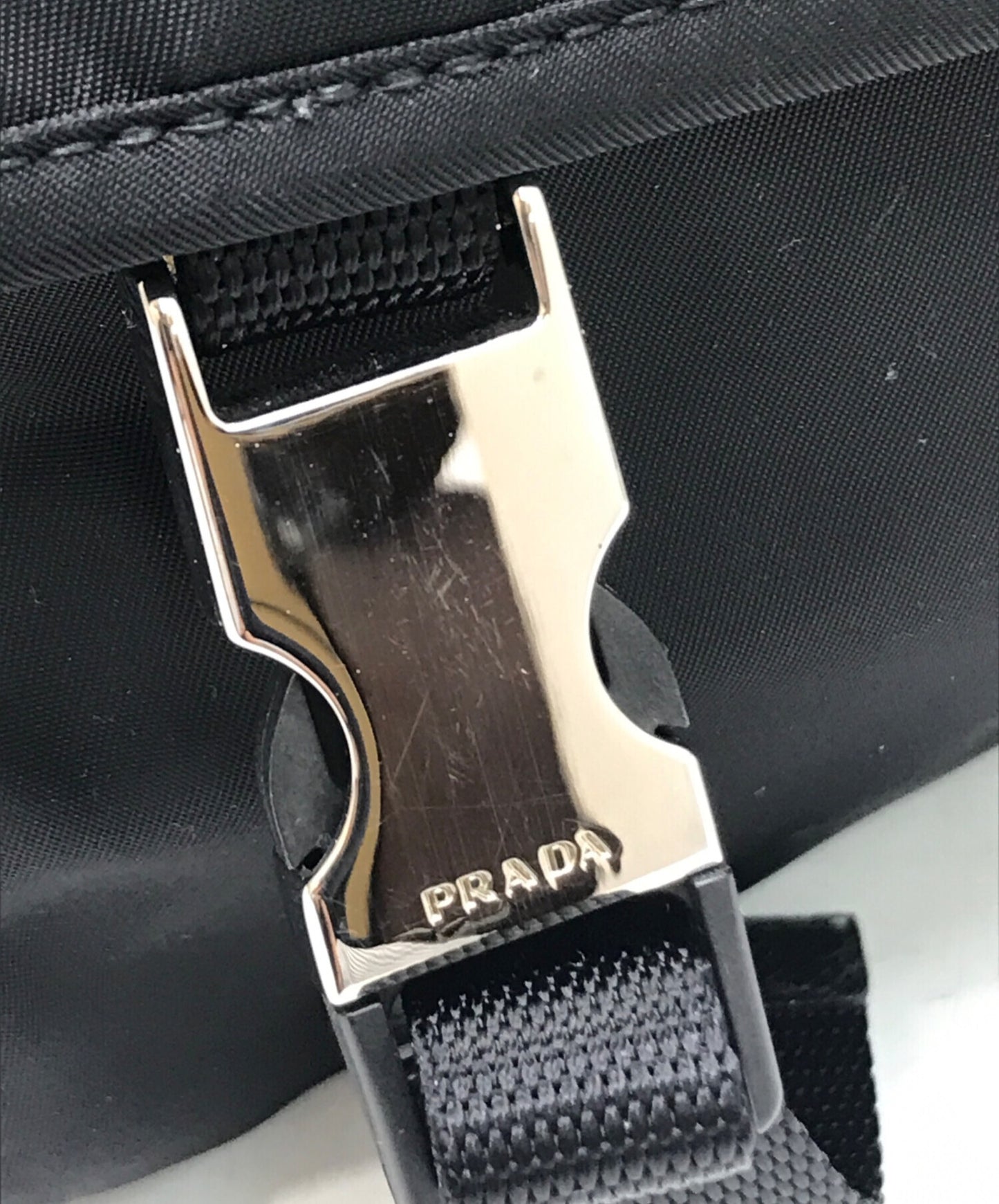 [Pre-owned] PRADA Saffiano nylon shoulder bag