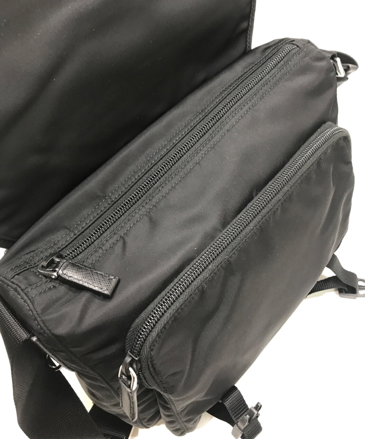 [Pre-owned] PRADA Saffiano nylon shoulder bag