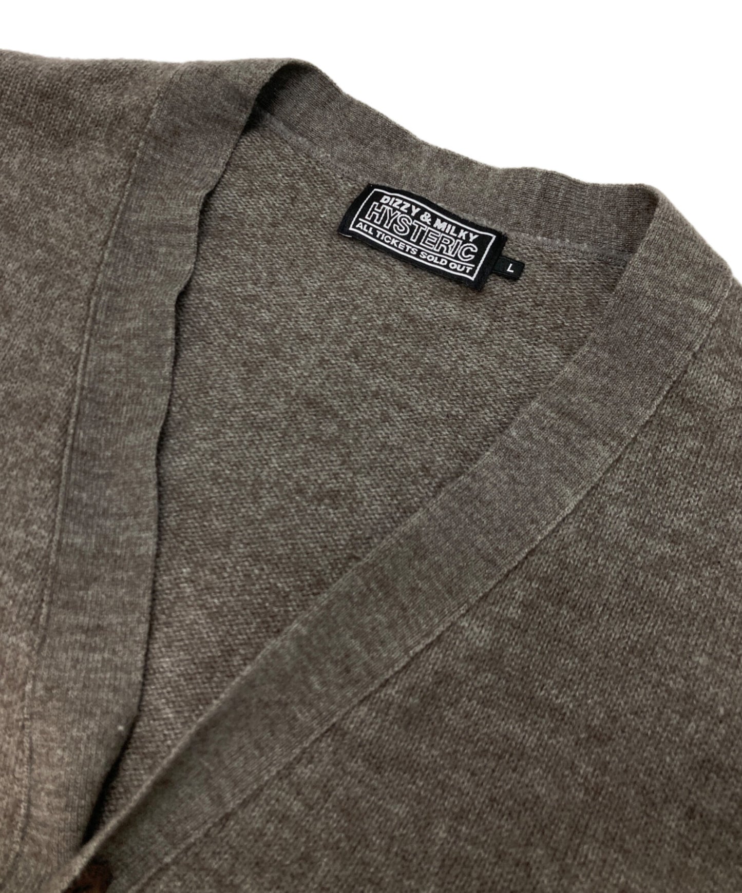 [Pre-owned] Hysteric Glamour HYSTERIC! Embroidered cardigan 02213ND02