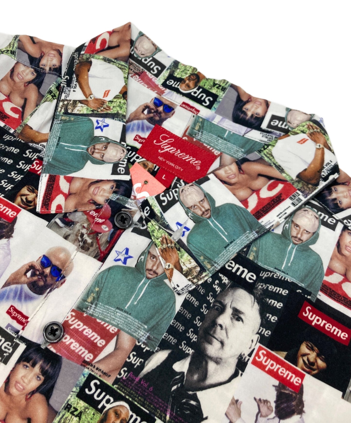 [Pre-owned] SUPREME Magazine S/S Shirt